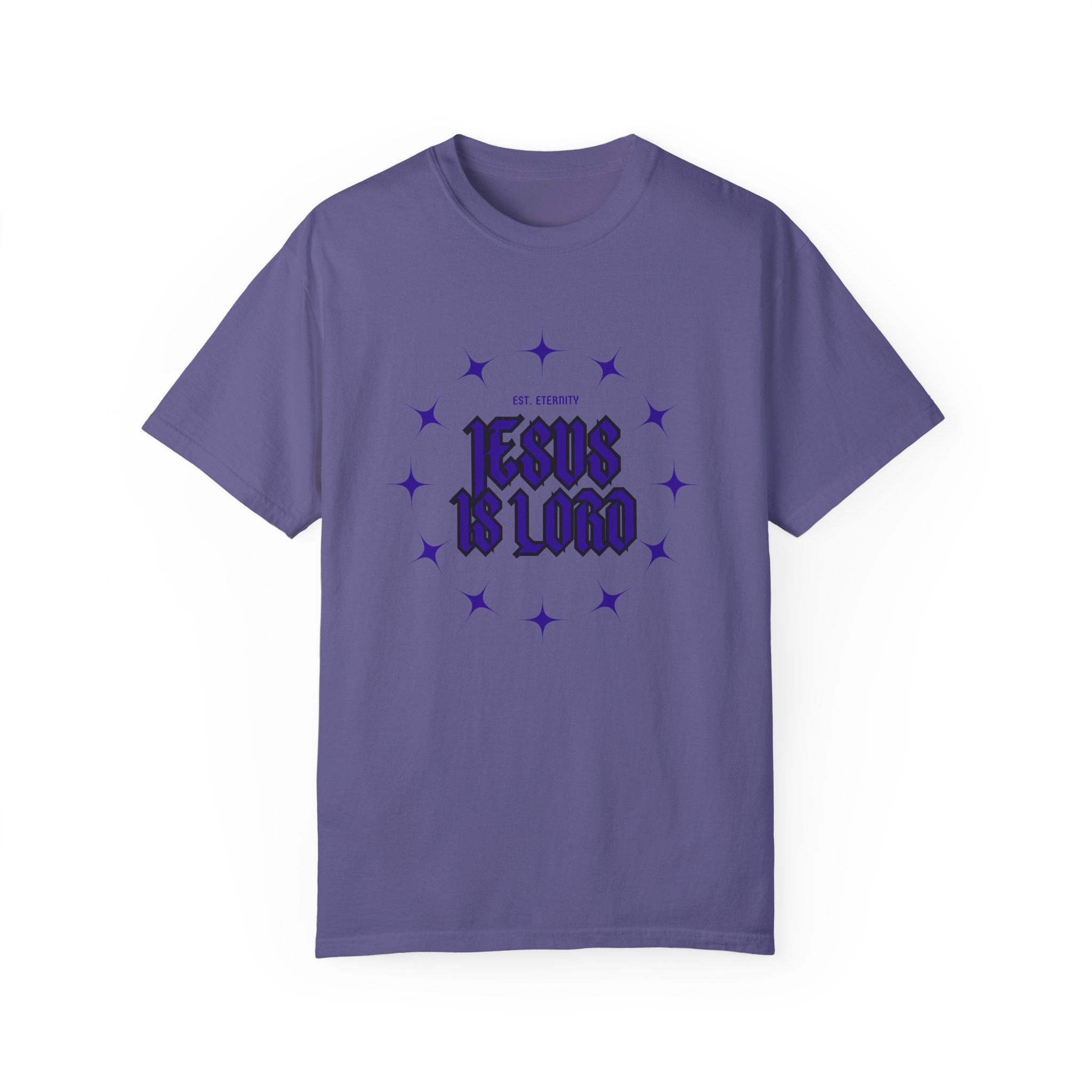 Collection of Inspirational Unisex T-Shirt - 'Jesus is Lord' Design - Perfect for Faith-Based Celebrations in a gallery layout