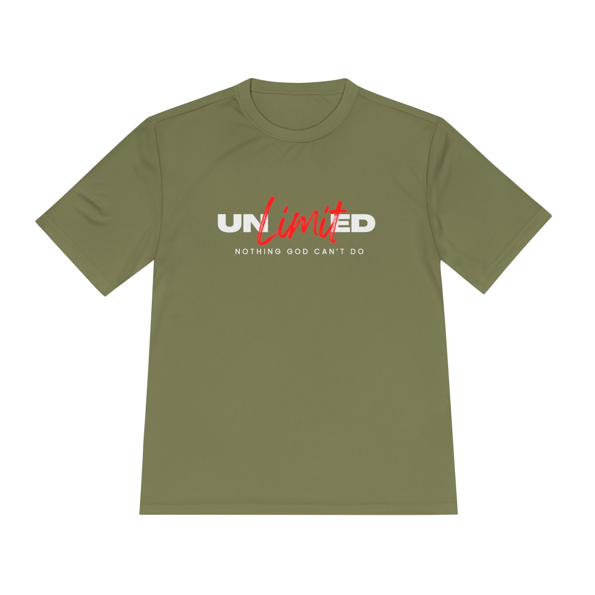 Unisex Moisture Wicking Tee - 'Unlimited' Inspirational Sportswear