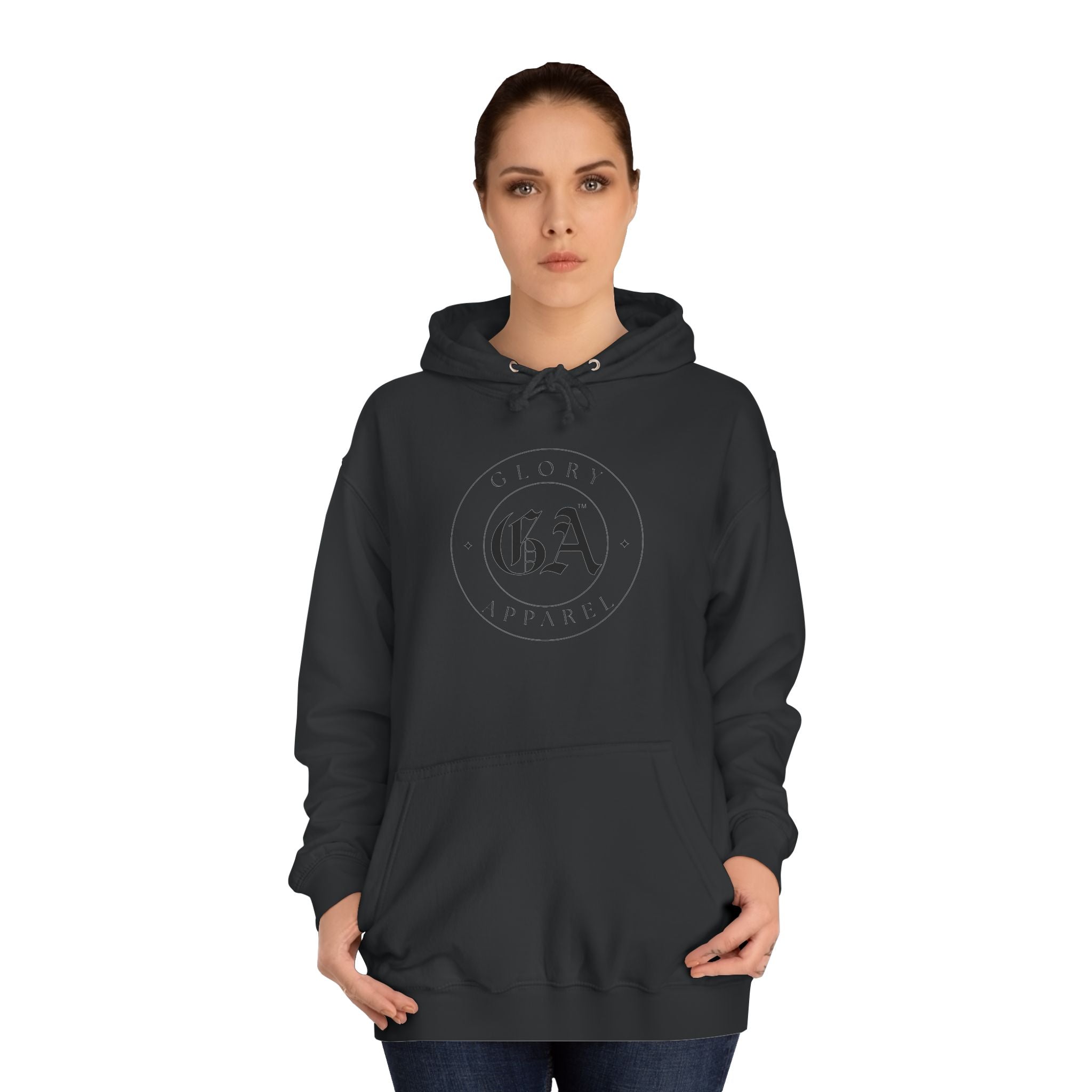 Collection of Glory Apparel Cozy Unisex College Hoodie  - Perfect for Campus Life & Casual Wear in a gallery layout