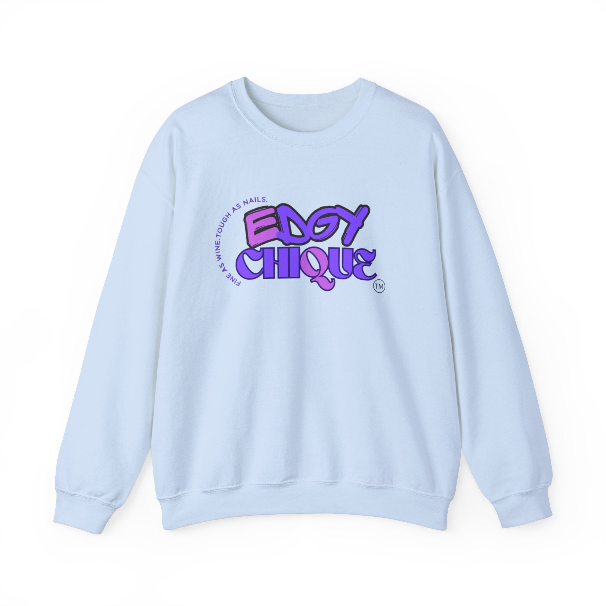 Collection of Edgy Chique Crewneck Sweatshirt - Trendy Design for Confident Women in a gallery layout