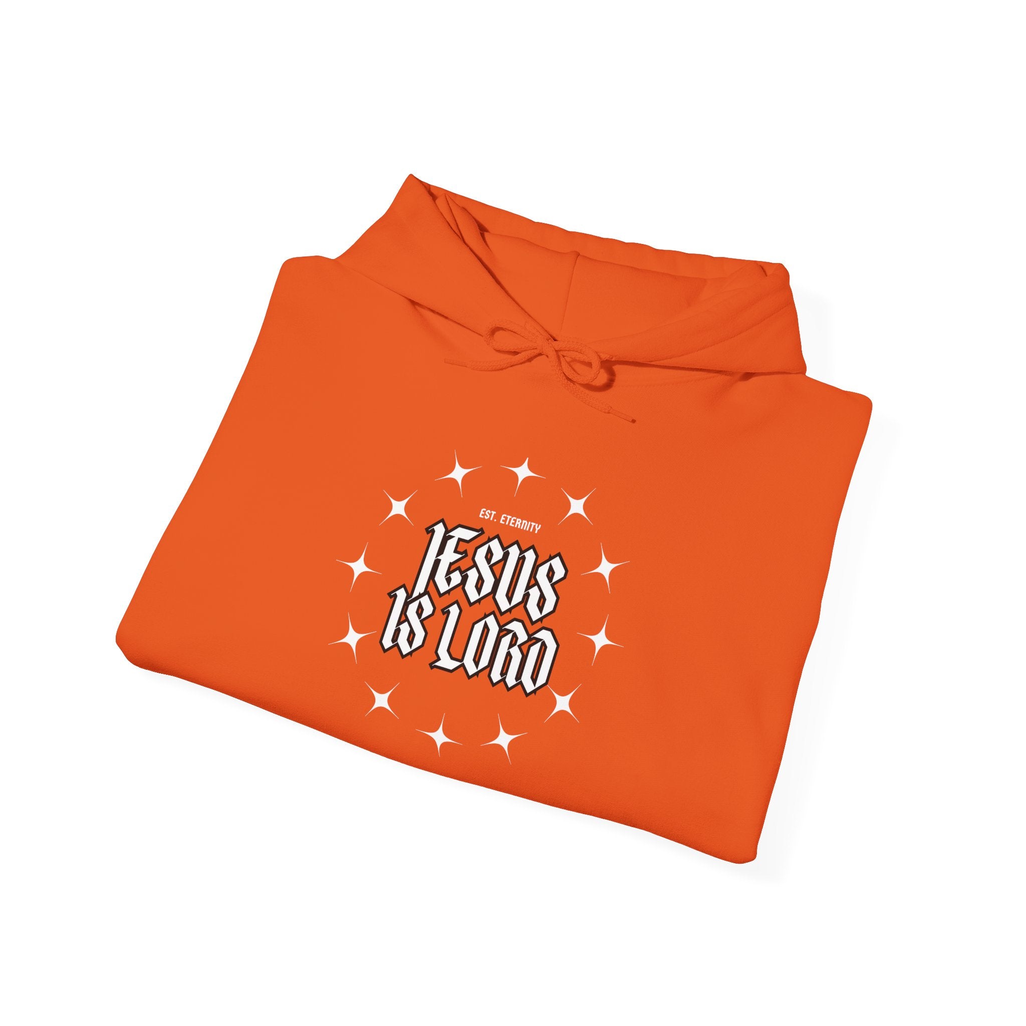 Collection of Unisex Heavy Hooded Sweatshirt - Jesus Is Lord Design in a gallery layout