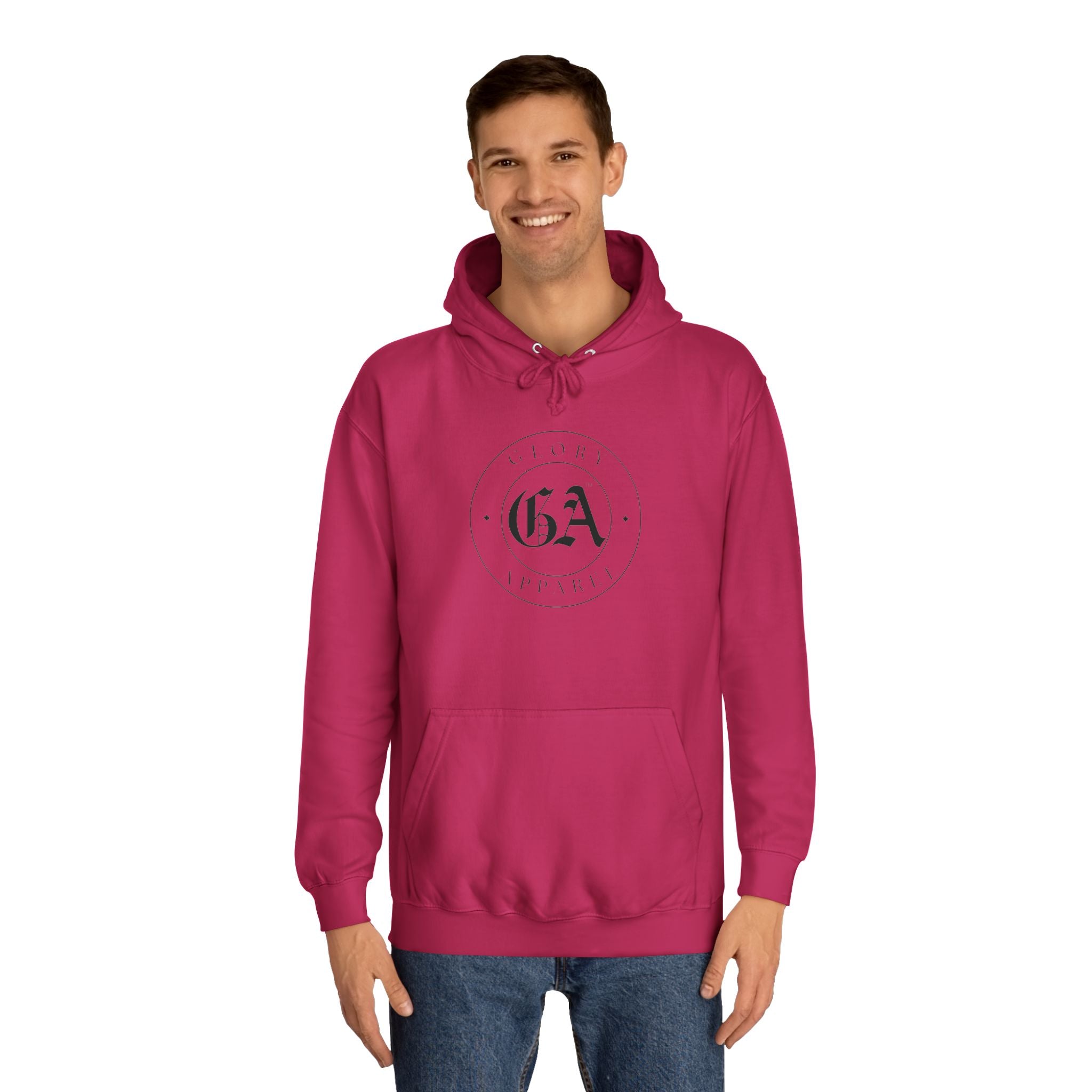 Collection of Glory Apparel Cozy Unisex College Hoodie  - Perfect for Campus Life & Casual Wear in a gallery layout