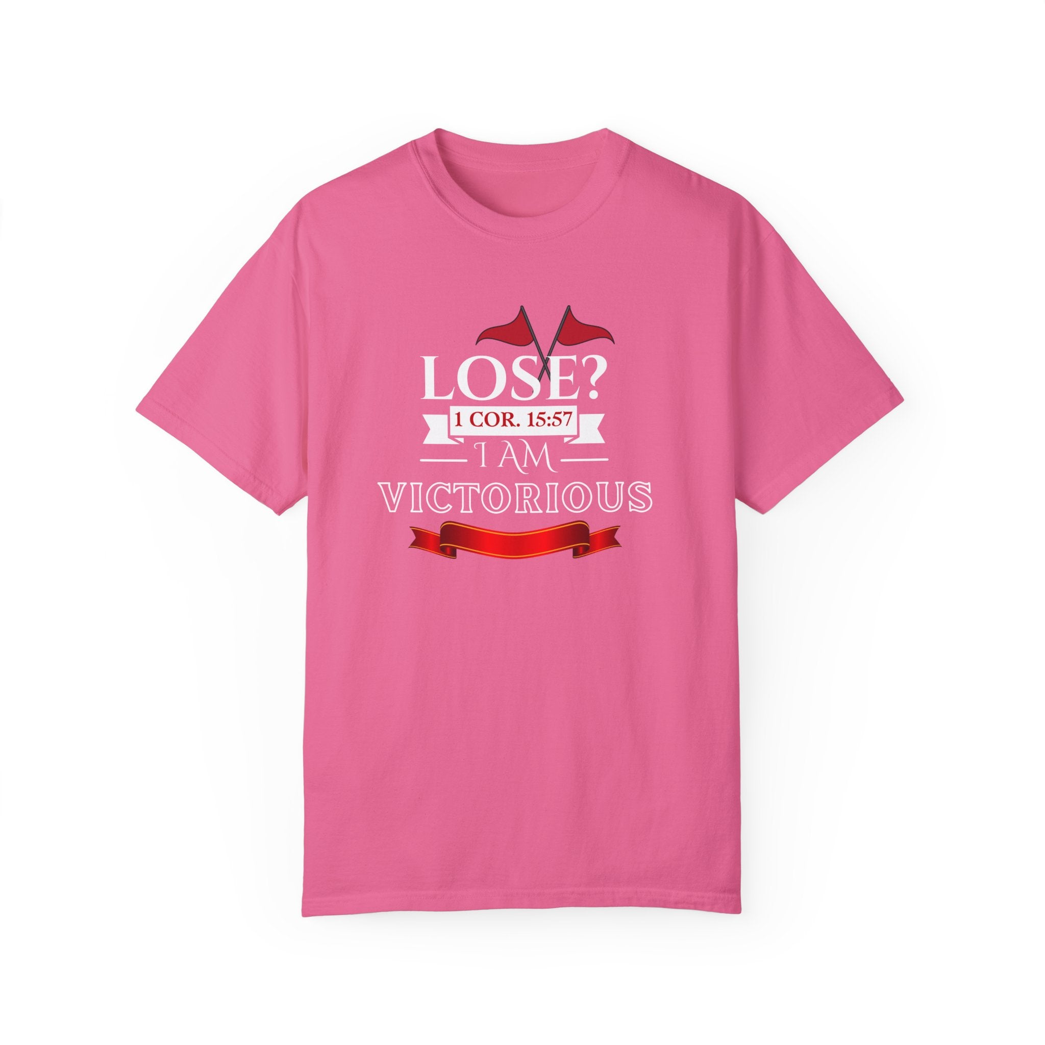 Collection of Victorious Faith Unisex T-Shirt - Lose? I Am Victorious - Inspirational Christian Apparel in a gallery layout