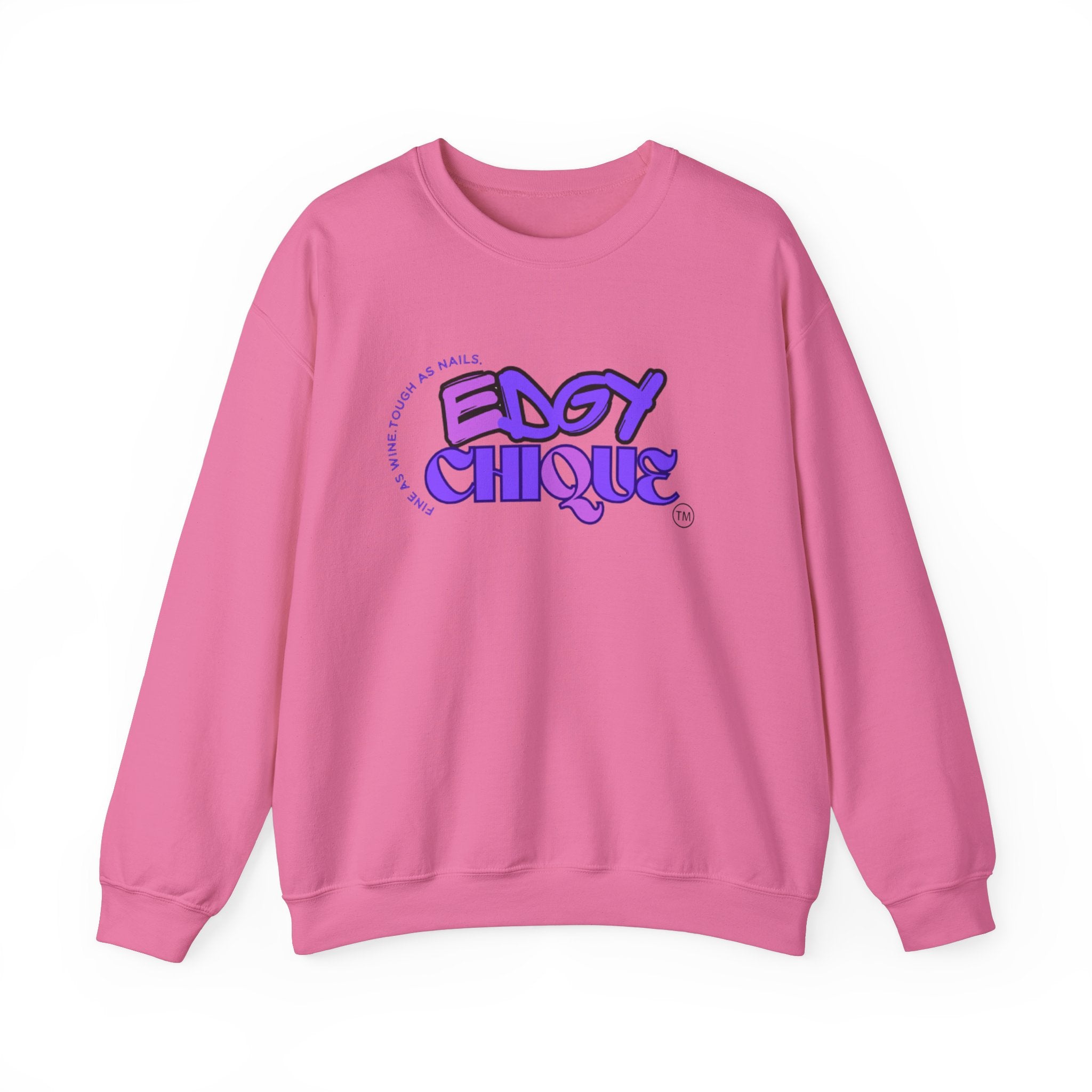 Collection of Edgy Chique Crewneck Sweatshirt - Trendy Design for Confident Women in a gallery layout