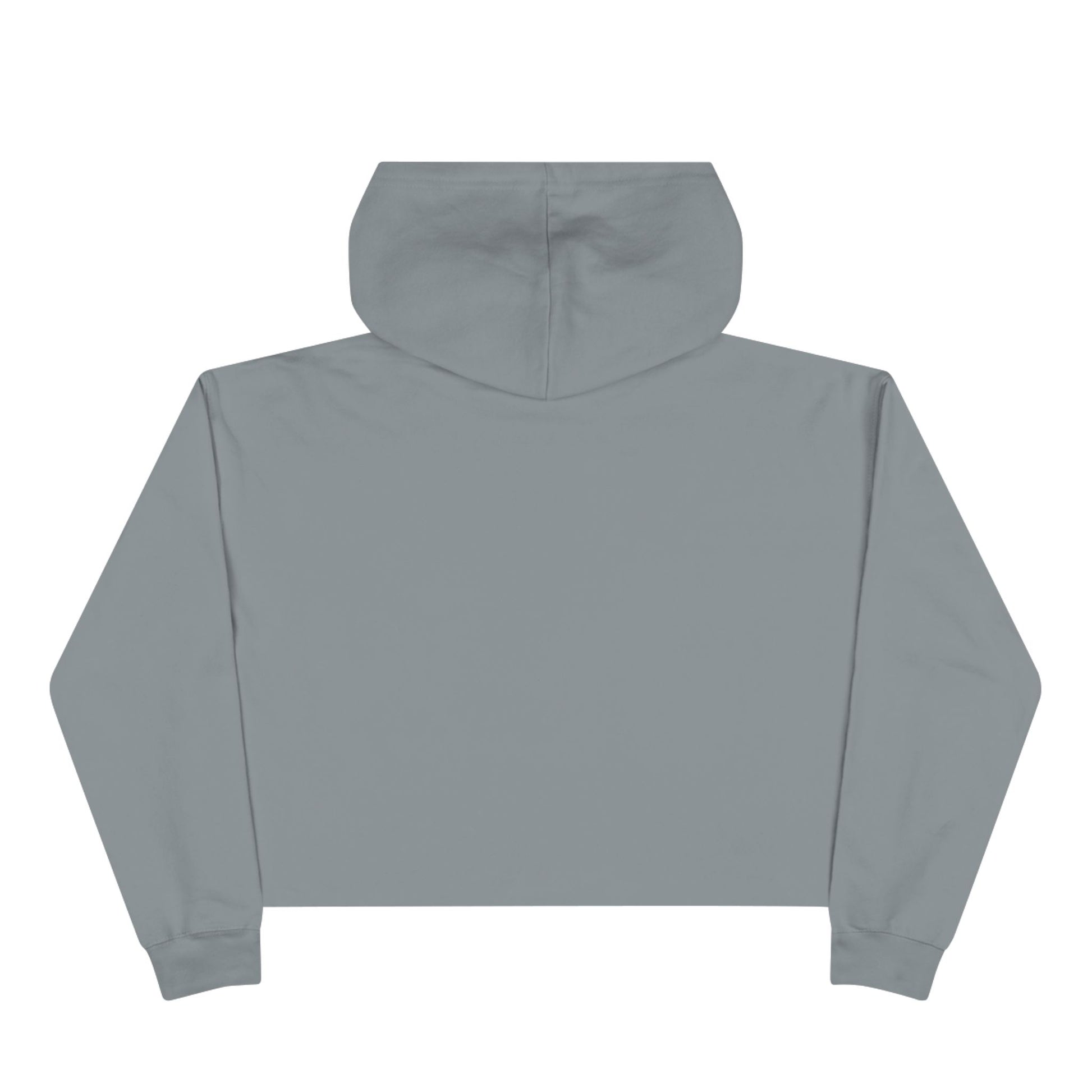 Sudadera con capucha corta y elegante de estilo atrevido