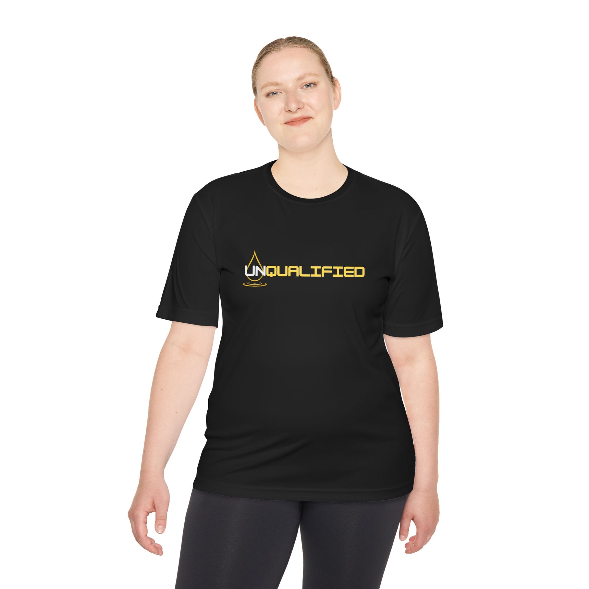 Unisex Moisture Wicking Tee - Qualified by the Anointing