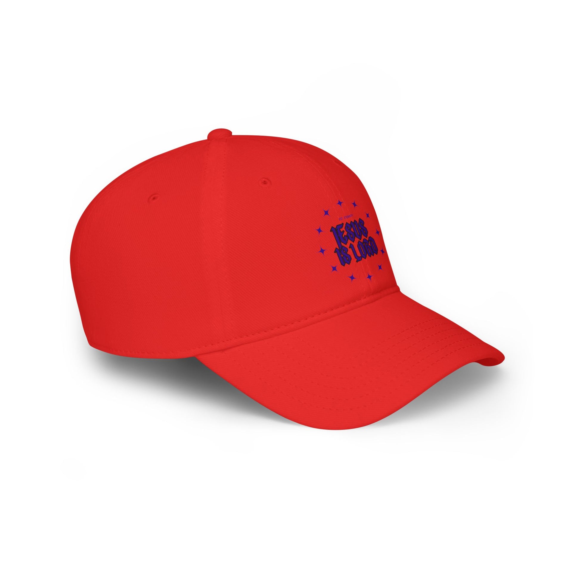 Inspirational Low Profile Baseball Cap - 'Jesus Is Lord' Design