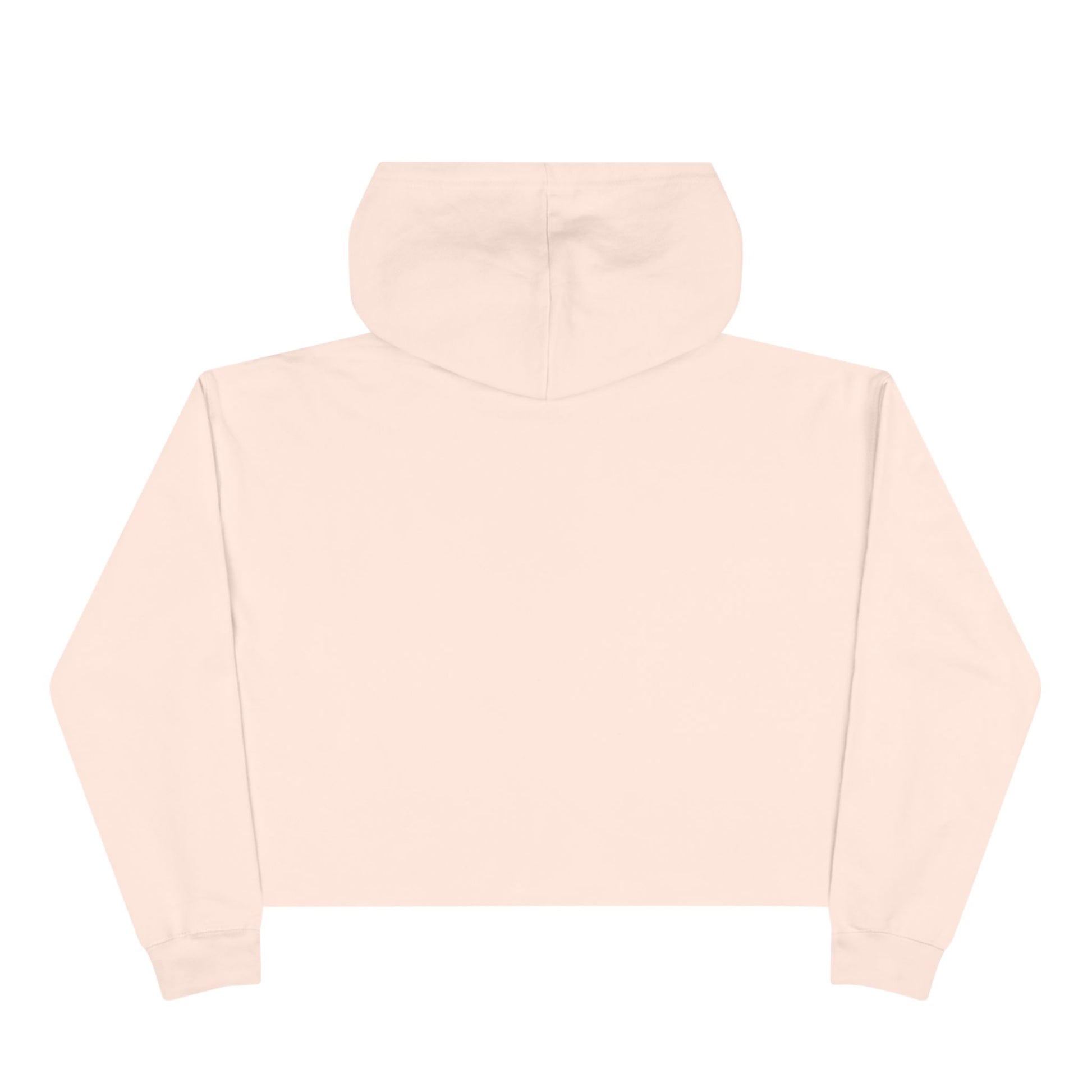 Sudadera con capucha corta y elegante de estilo atrevido