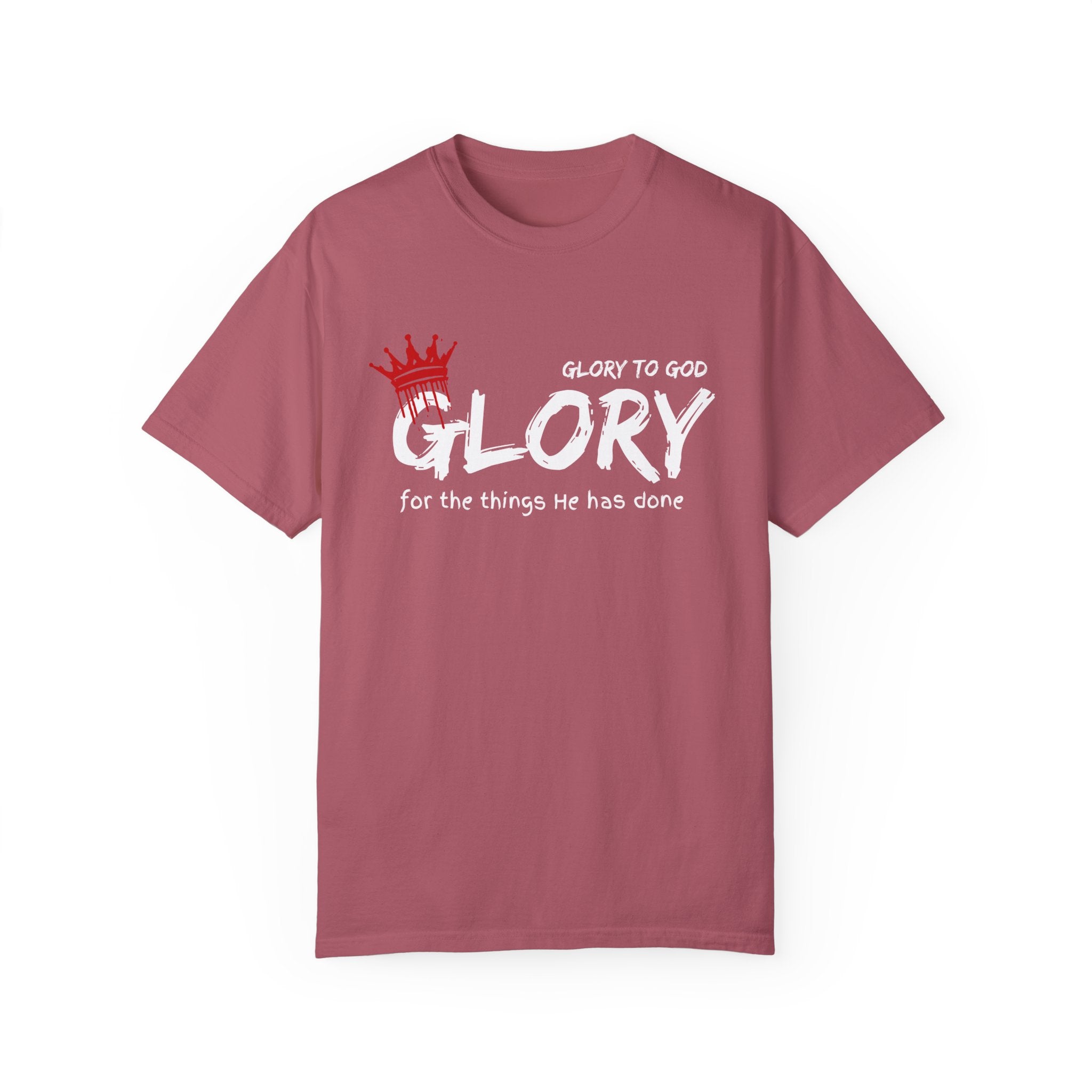 Collection of Faith-Inspired Unisex T-Shirt - 'Glory to God' Design in a gallery layout