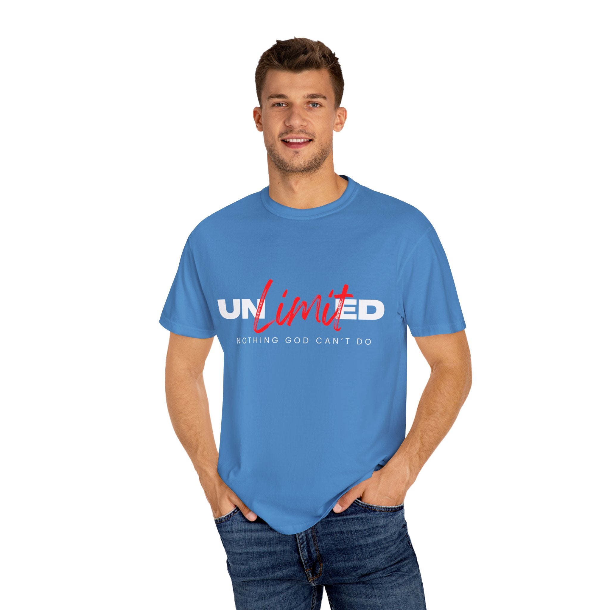 Collection of Unisex Garment-Dyed T-Shirt - 