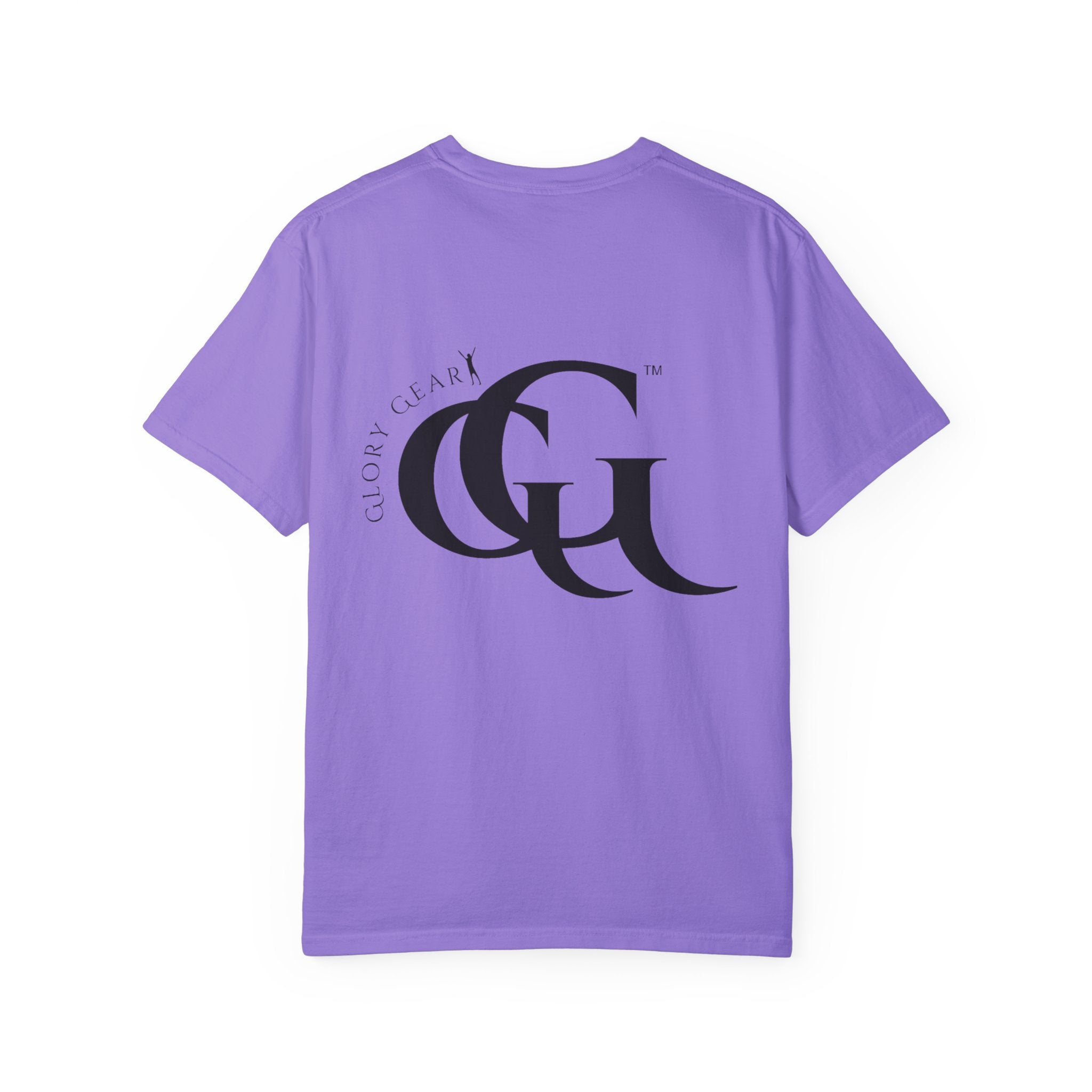 Collection of Unisex Garment-Dyed T-Shirt with Cross Design - Faith-Inspired Apparel in a gallery layout