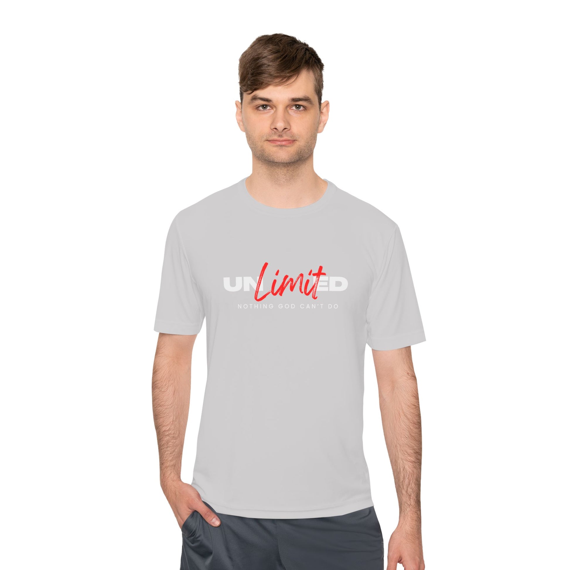Unisex Moisture Wicking Tee - 'Unlimited' Inspirational Sportswear