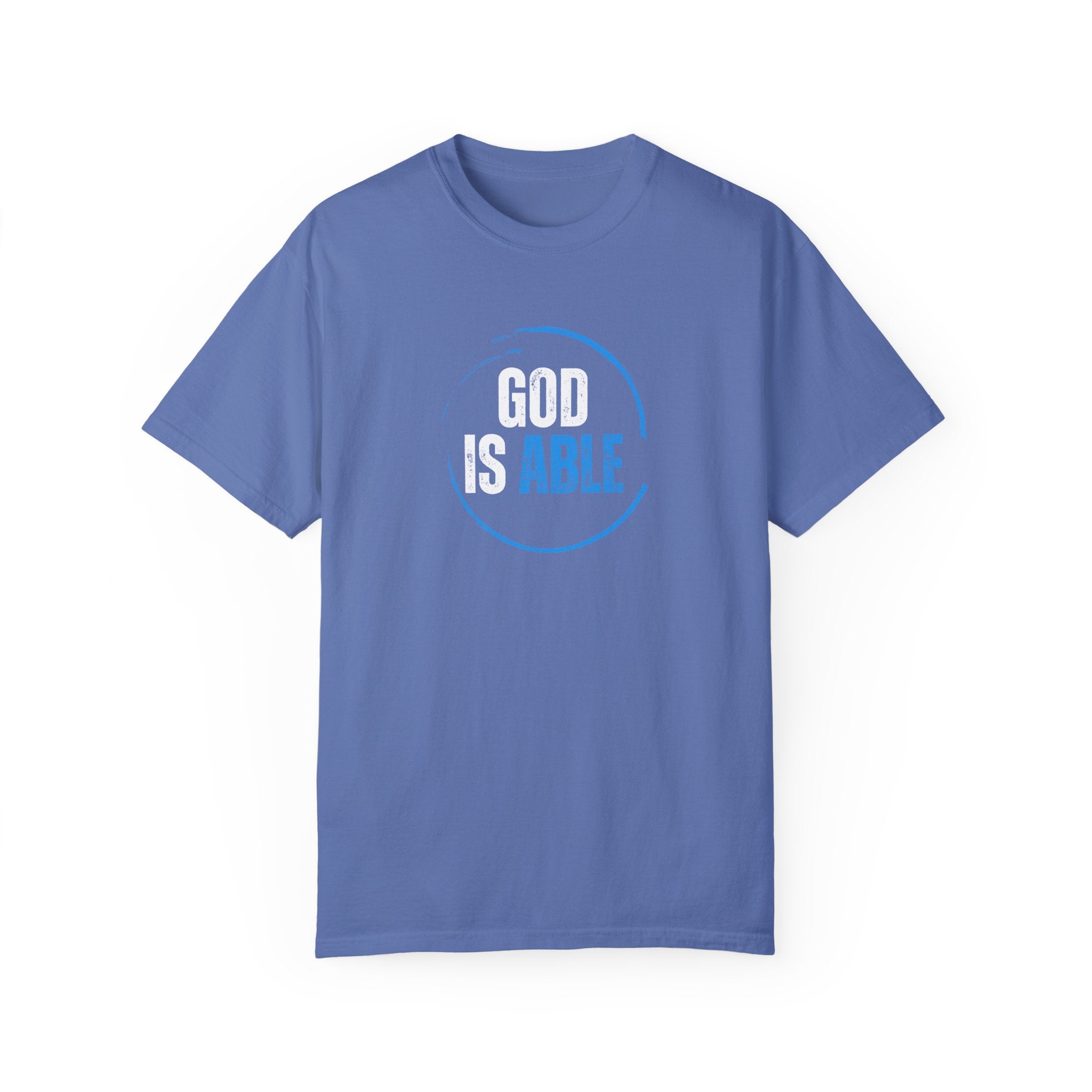 Collection of Inspirational Unisex T-Shirt - 'God Is Able' with Ephesians 3:20 Message in a gallery layout