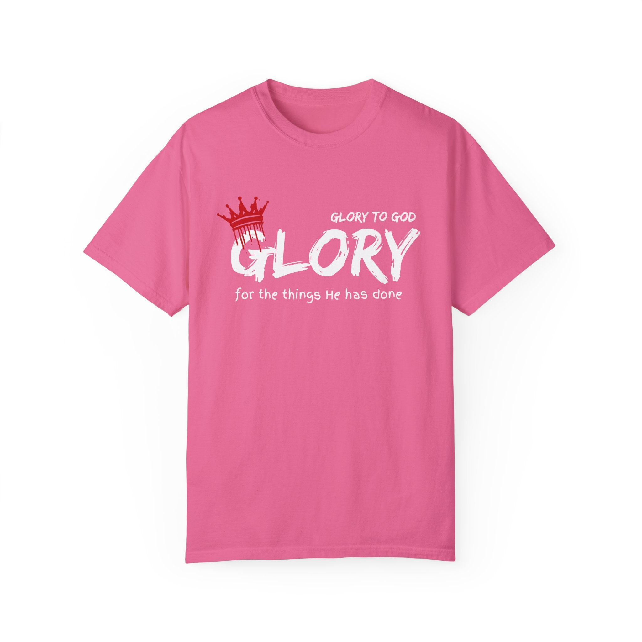 Collection of Faith-Inspired Unisex T-Shirt - 'Glory to God' Design in a gallery layout