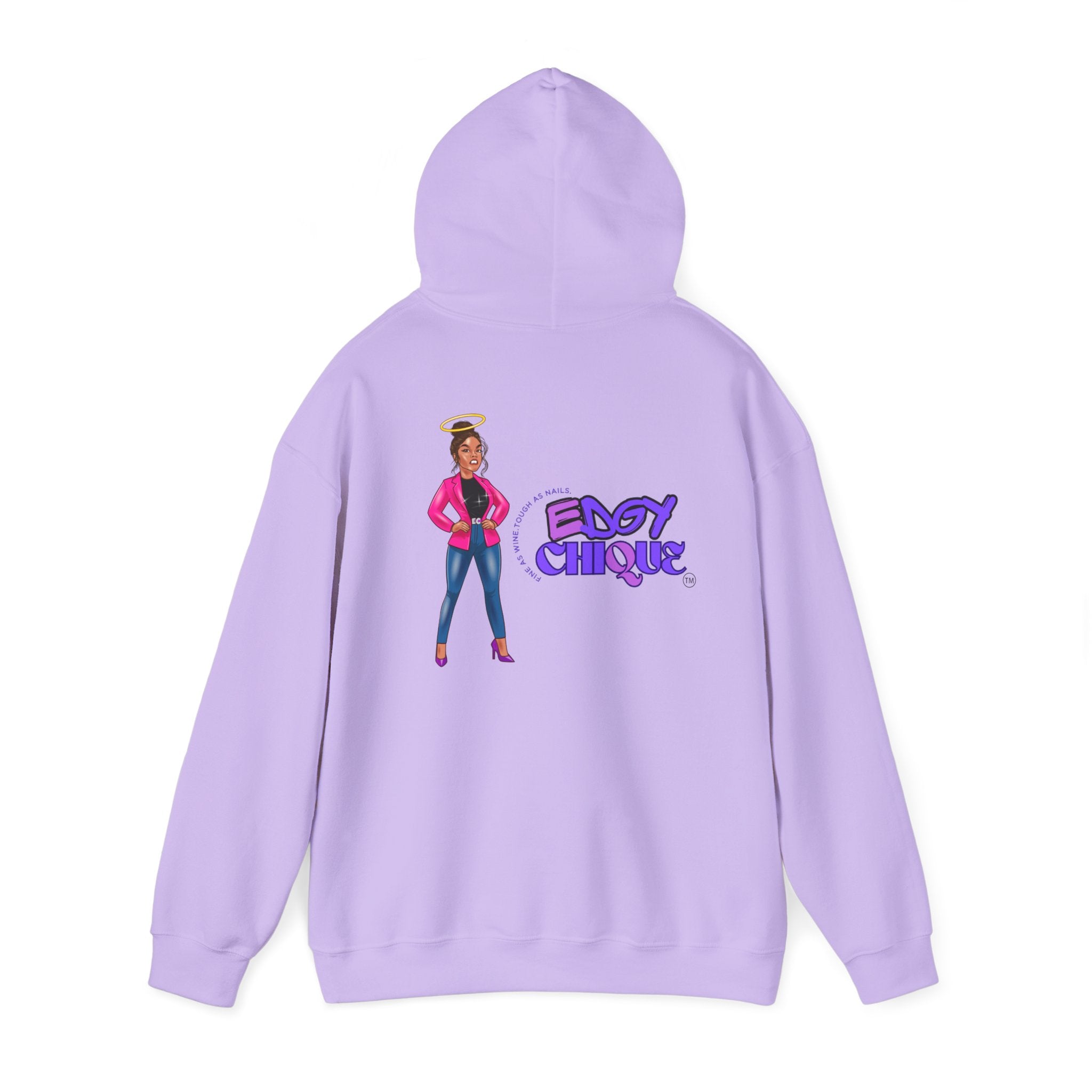 Collection of Sudadera con capucha unisex Edgy Chique Heavy Blend™: jersey gráfico moderno para entusiastas de la ropa urbana in a gallery layout