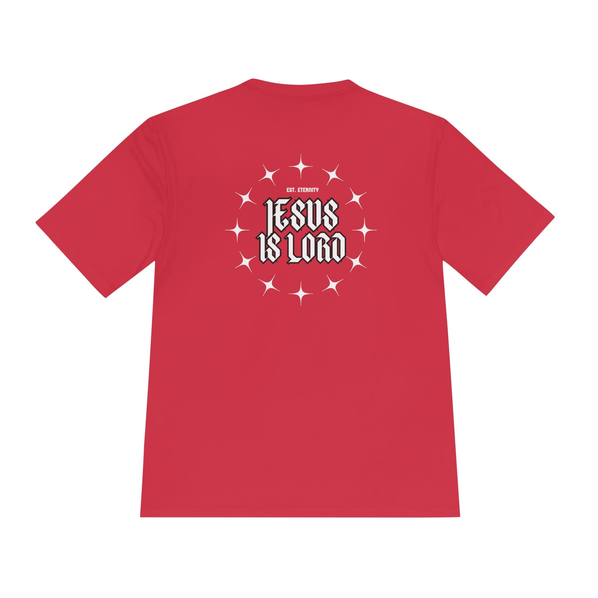 Unisex Moisture Wicking Tee - 'Jesus is Lord' Inspirational Activewear