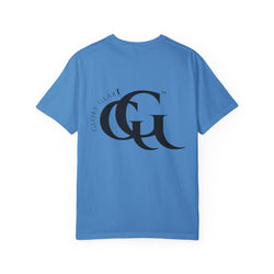 Collection of Unisex Garment-Dyed T-Shirt with Cross Design - Faith-Inspired Apparel in a gallery layout