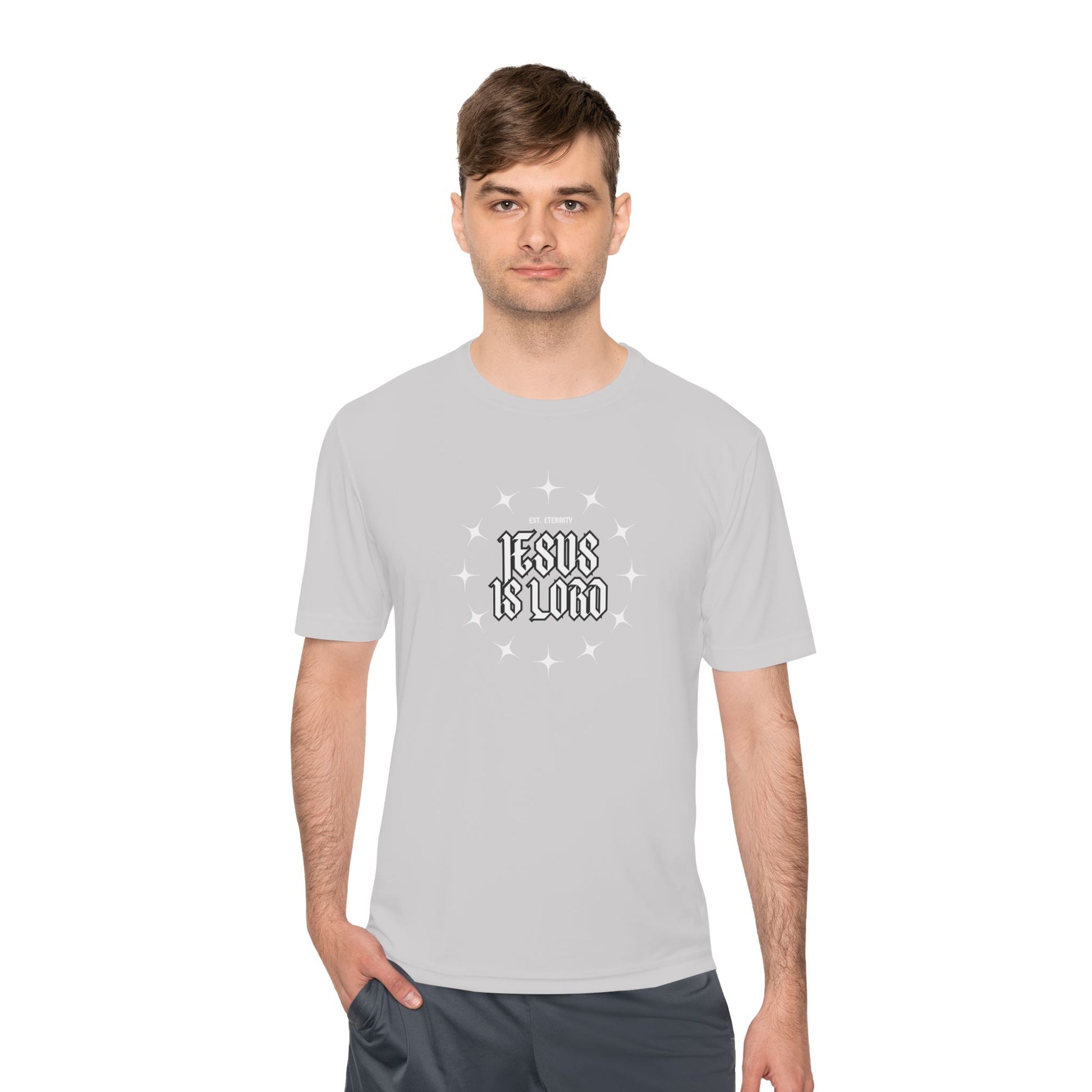 Unisex Moisture Wicking Tee - 'Jesus is Lord' Inspirational Activewear