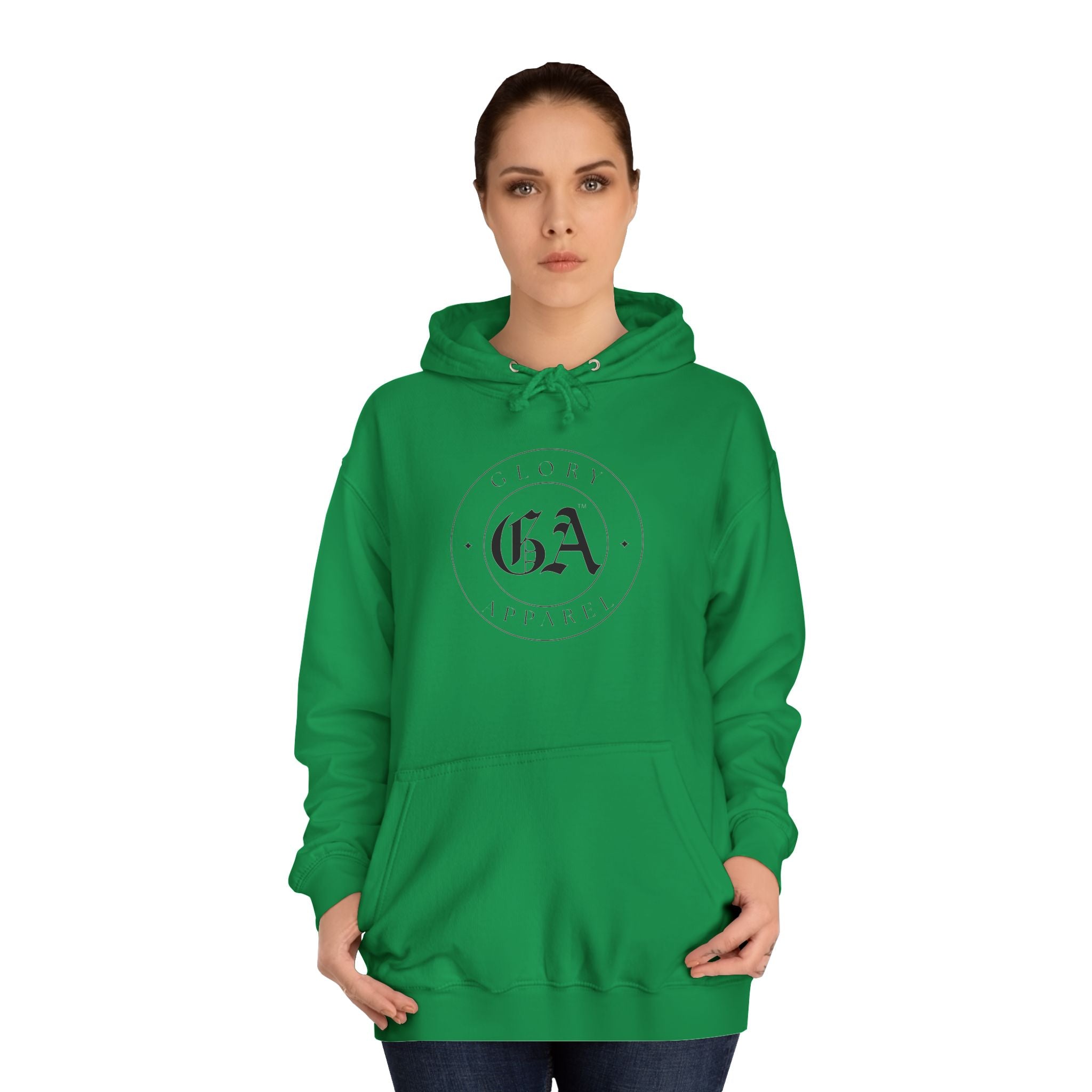 Collection of Glory Apparel Cozy Unisex College Hoodie  - Perfect for Campus Life & Casual Wear in a gallery layout