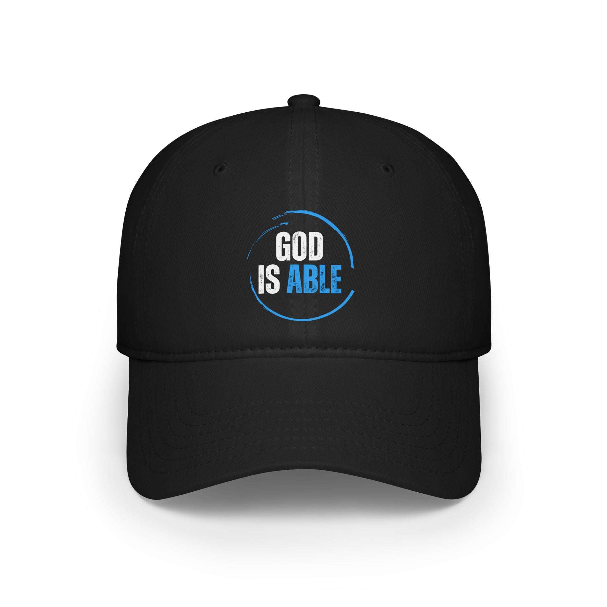 Collection of God is Able Low Profile Baseball Cap - Inspirational Headwear for Everyday Wear in a gallery layout