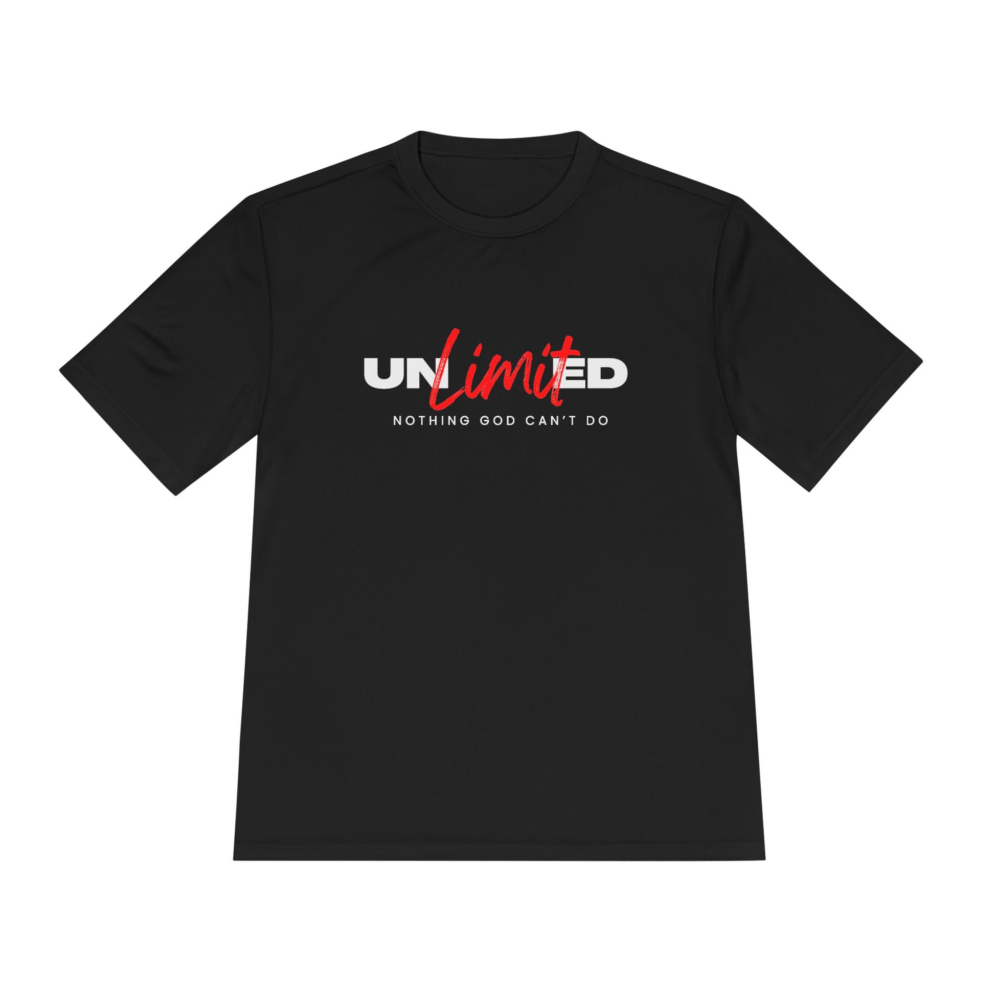 Unisex Moisture Wicking Tee - 'Unlimited' Inspirational Sportswear