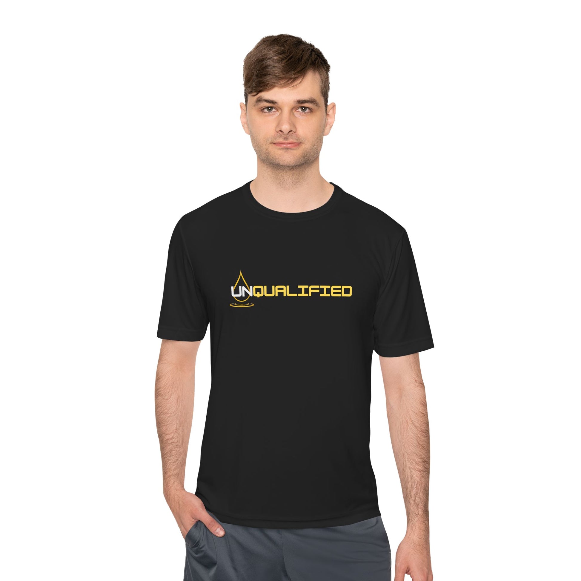 Unisex Moisture Wicking Tee - Qualified by the Anointing