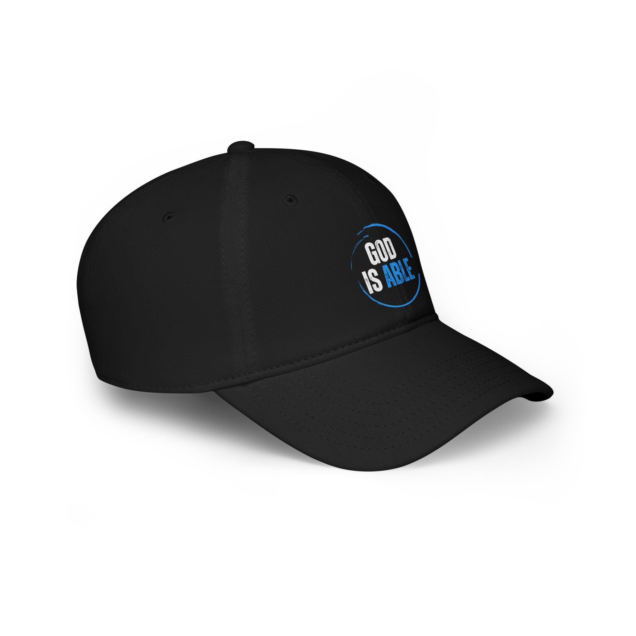 Collection of God is Able Low Profile Baseball Cap - Inspirational Headwear for Everyday Wear in a gallery layout