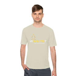 Collection of Unisex Moisture Wicking Tee - 'UNQUALIFIED?' Performance Shirt for Athletes in a gallery layout