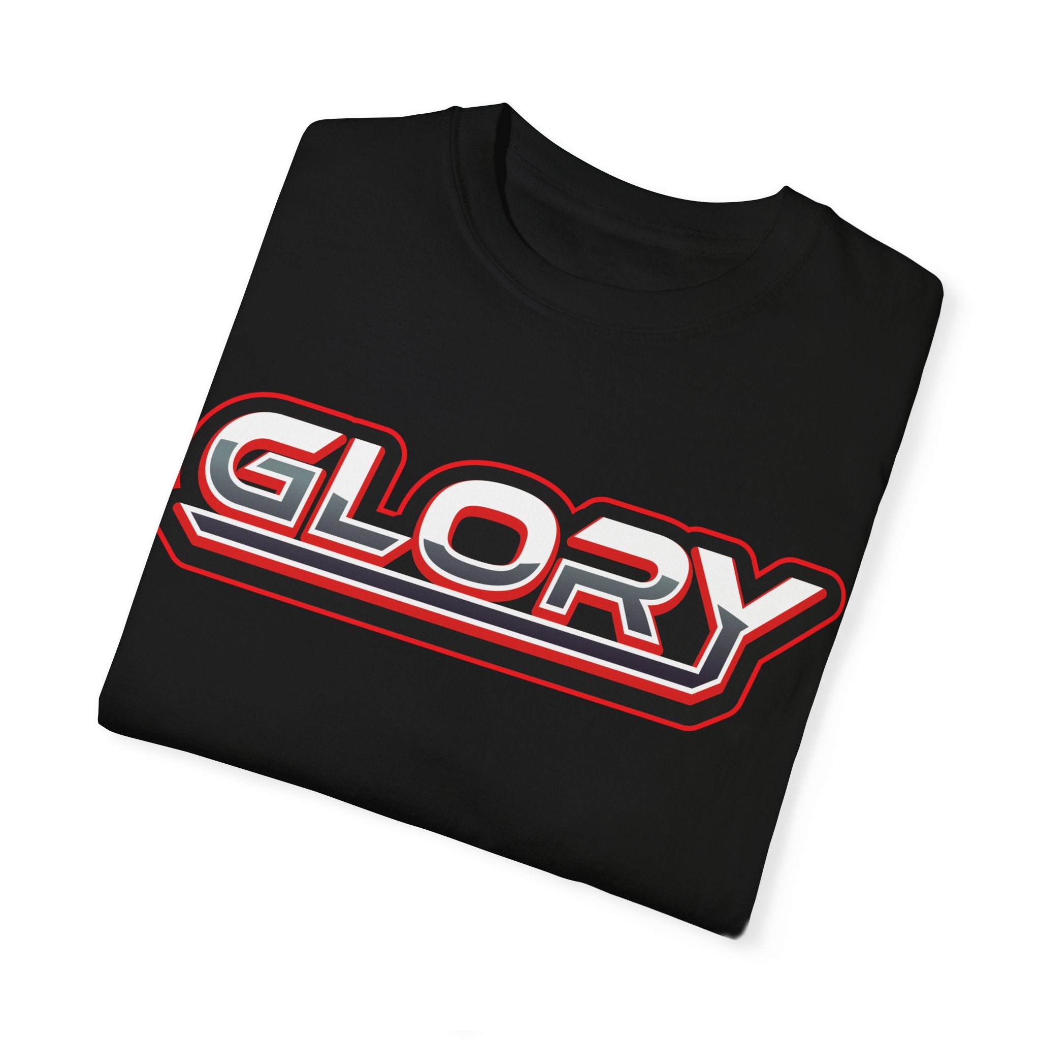 Collection of Unisex 'GLORY' Graphic Tee for Casual Style in a gallery layout