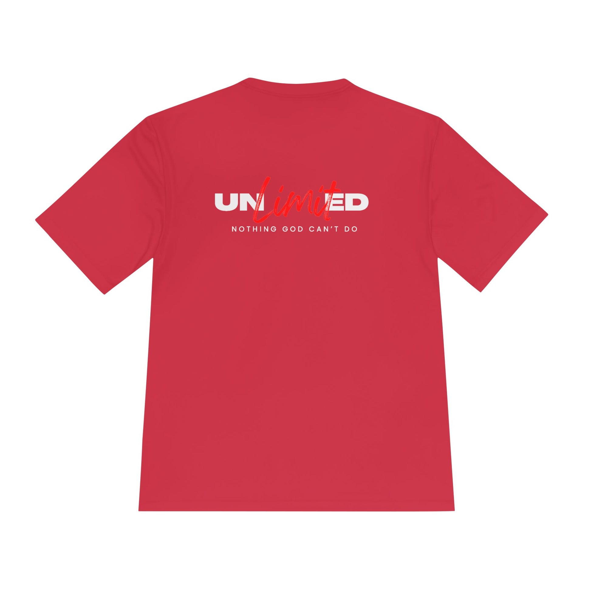 Unisex Moisture Wicking Tee - 'Unlimited' Inspirational Sportswear