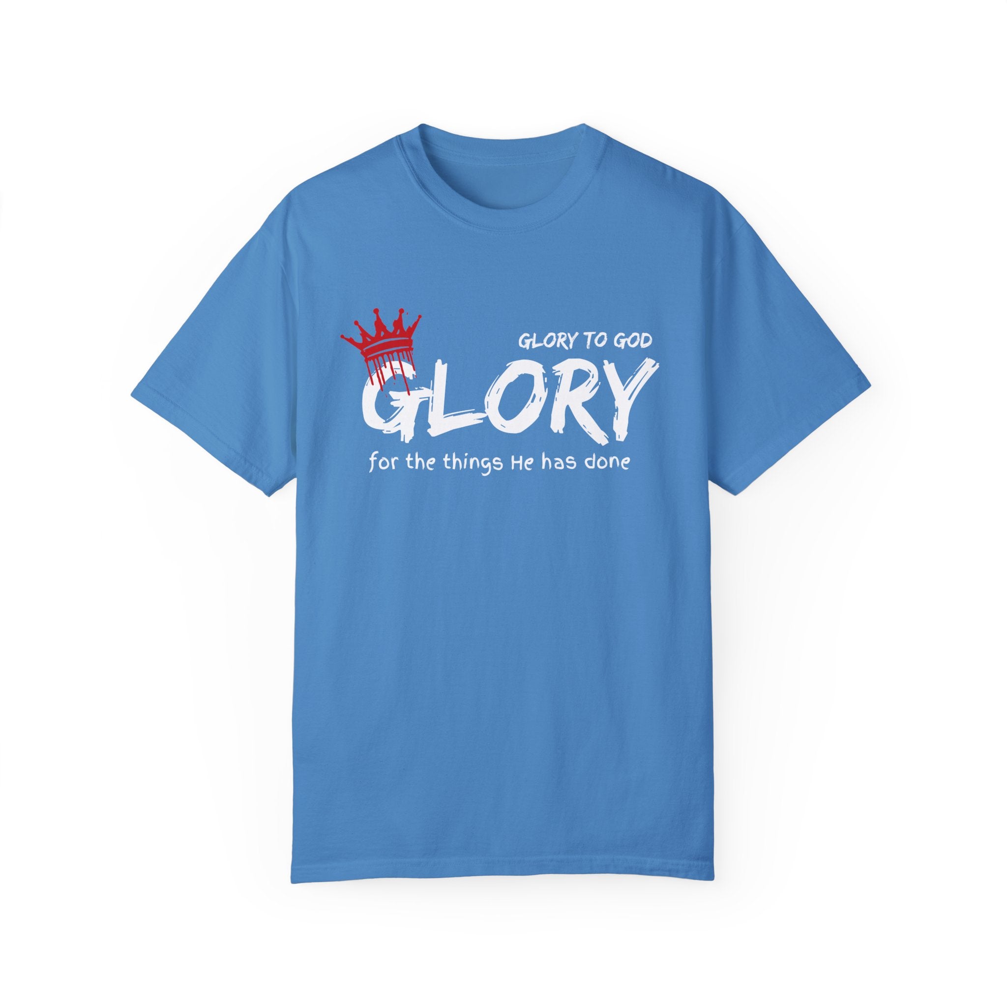 Collection of Faith-Inspired Unisex T-Shirt - 'Glory to God' Design in a gallery layout