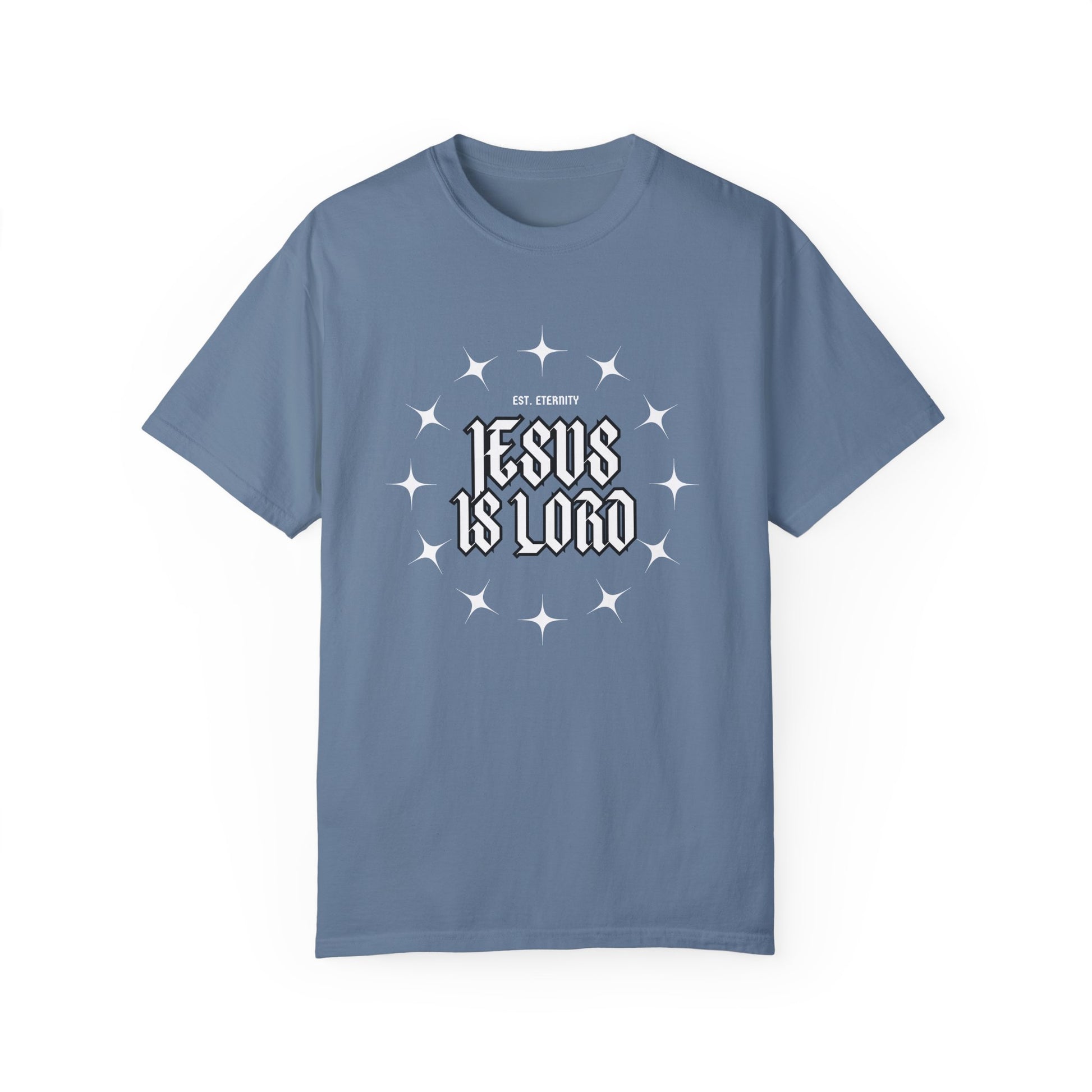 Jesus Is Lord Unisex Garment-Dyed T-Shirt - Faith-Inspired Apparel