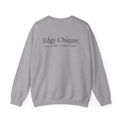 Collection of Edgy Chique Sleek Crewneck Sweatshirt - Fine as Wine, Tough as Nails in a gallery layout