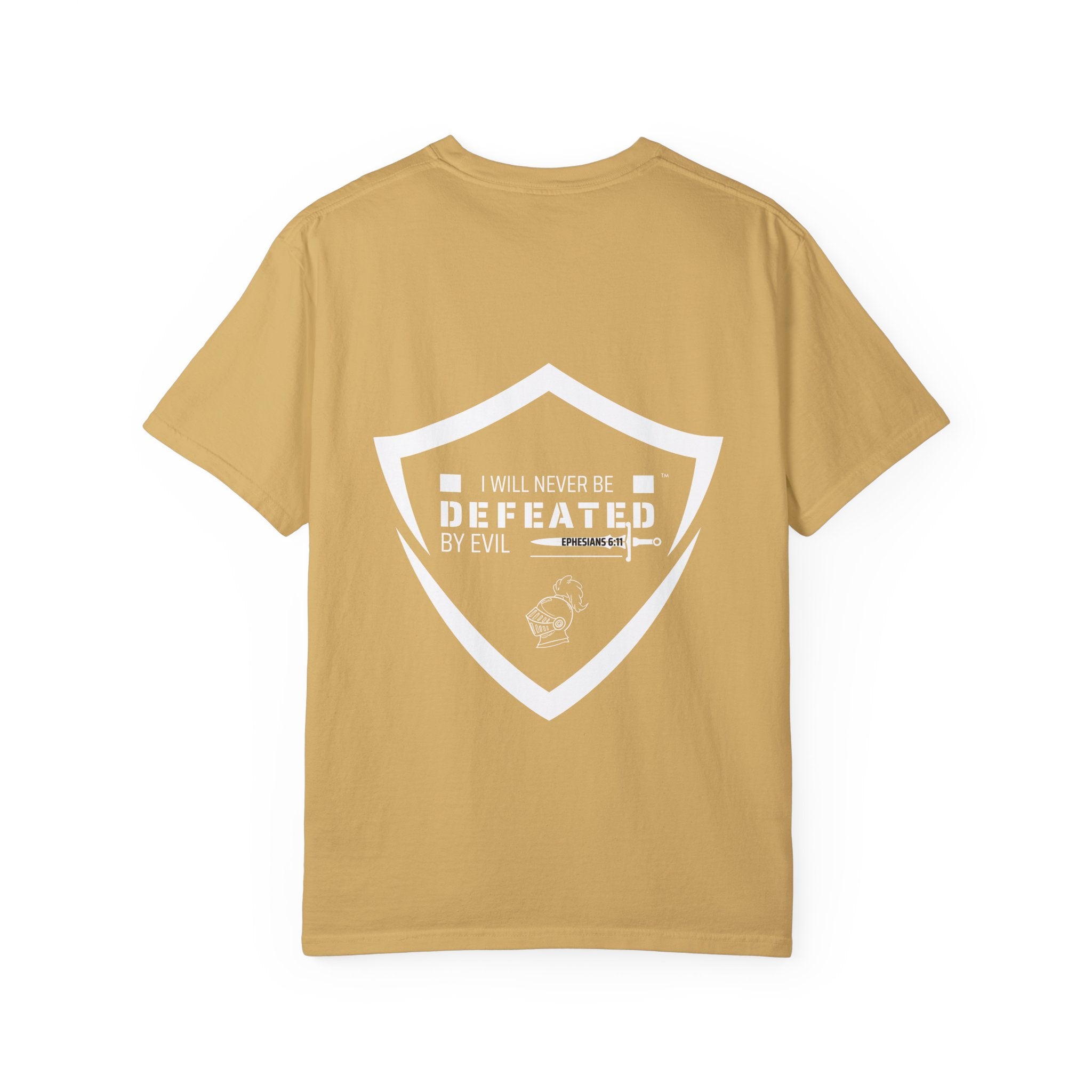 Collection of I Will Never Be Defeated T-Shirt | Unisex Garment in a gallery layout