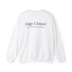 Collection of Edgy Chique Sleek Crewneck Sweatshirt - Fine as Wine, Tough as Nails in a gallery layout