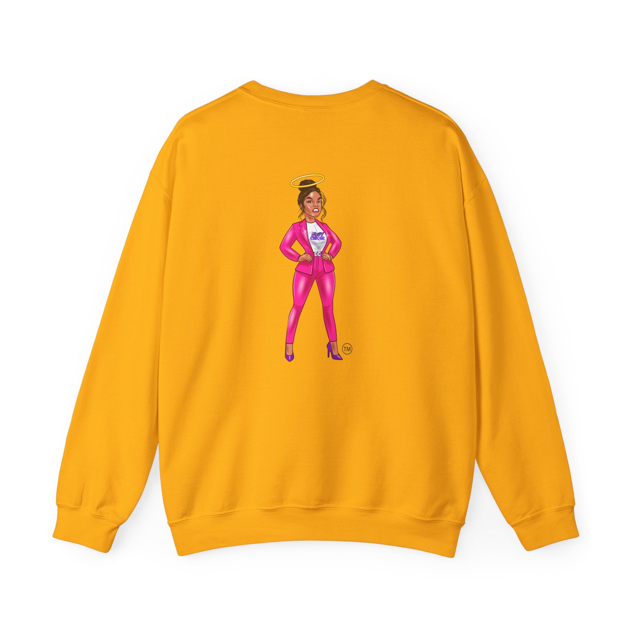 Collection of Edgy Chique Crewneck Sweatshirt - Trendy Design for Confident Women in a gallery layout