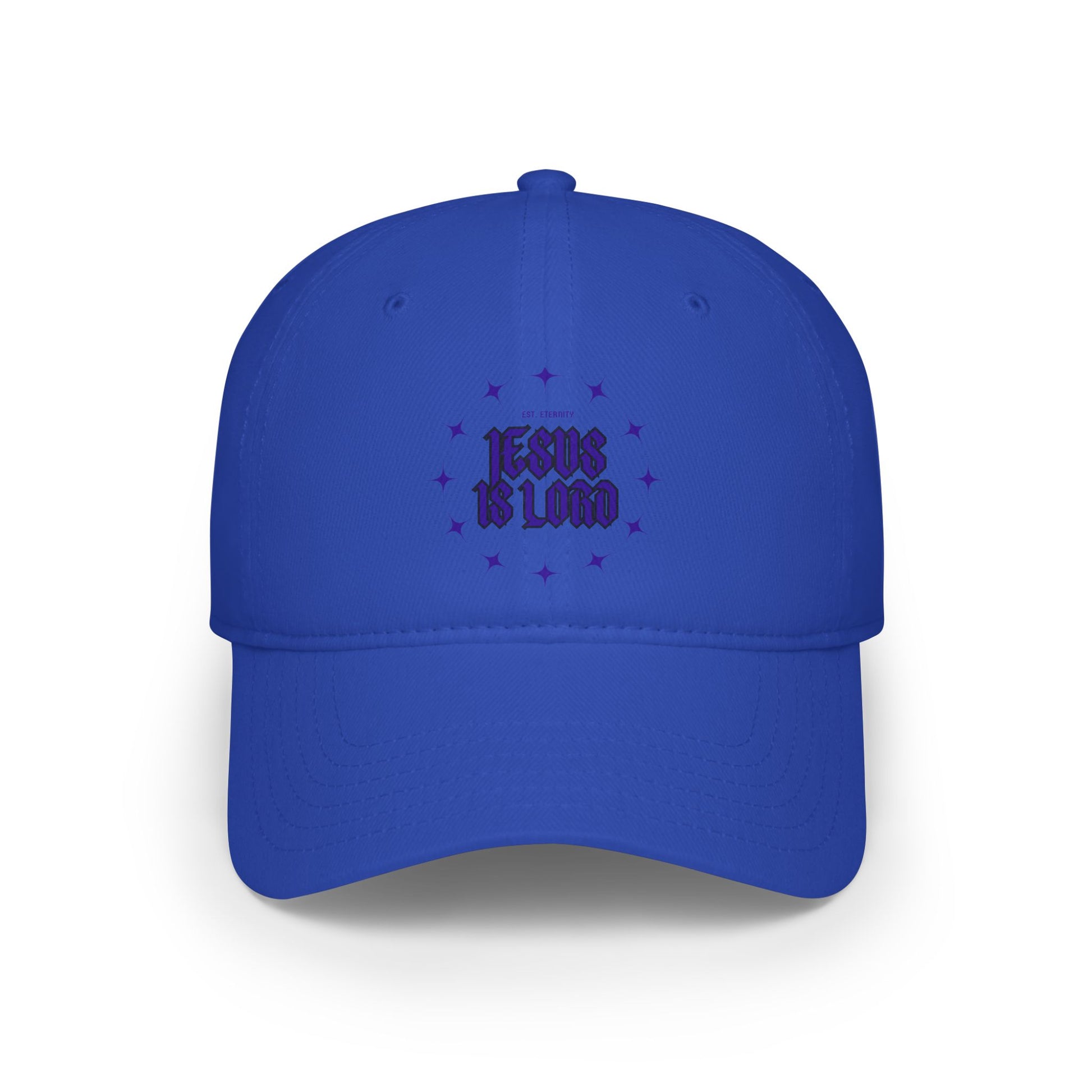 Inspirational Low Profile Baseball Cap - 'Jesus Is Lord' Design