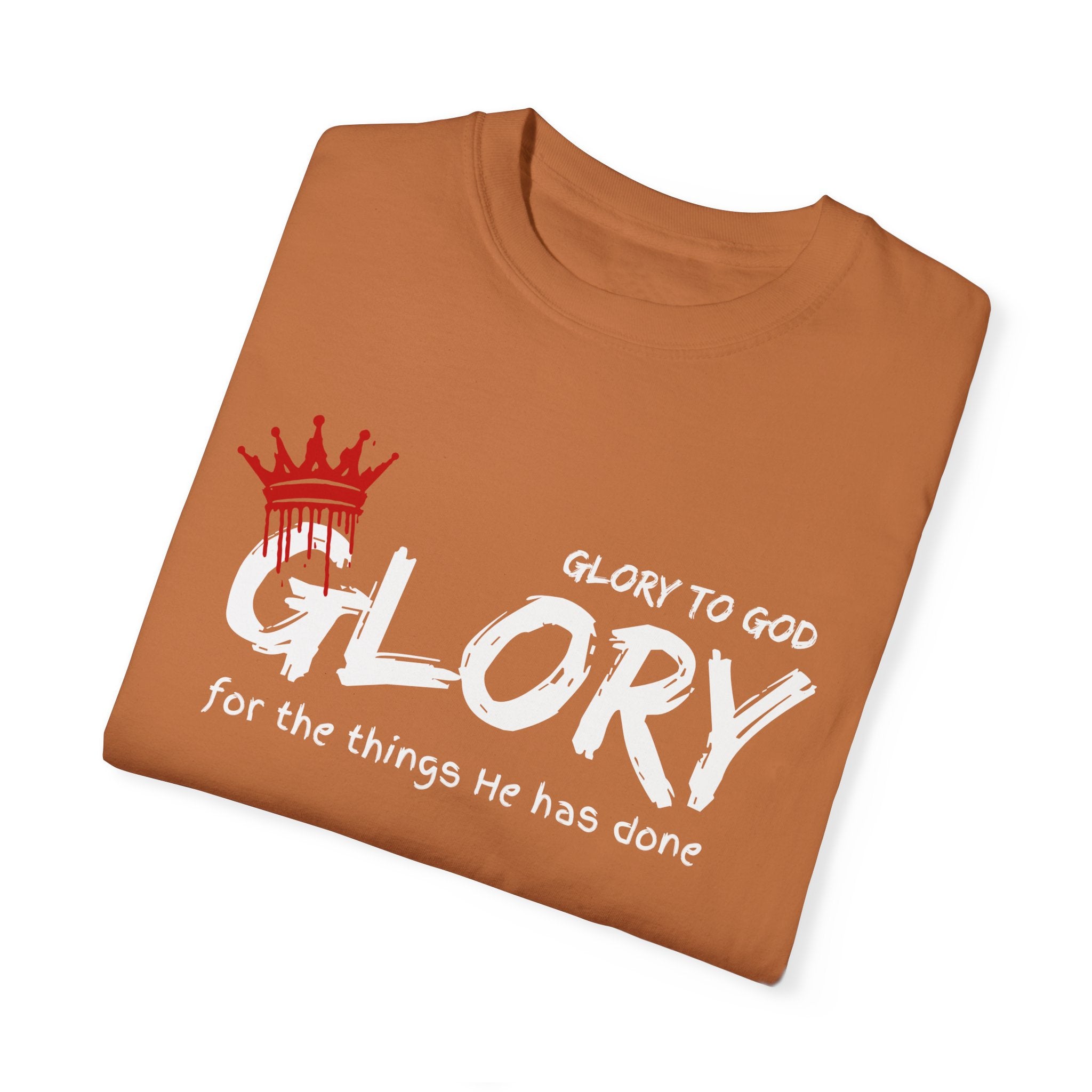 Collection of Faith-Inspired Unisex T-Shirt - 'Glory to God' Design in a gallery layout