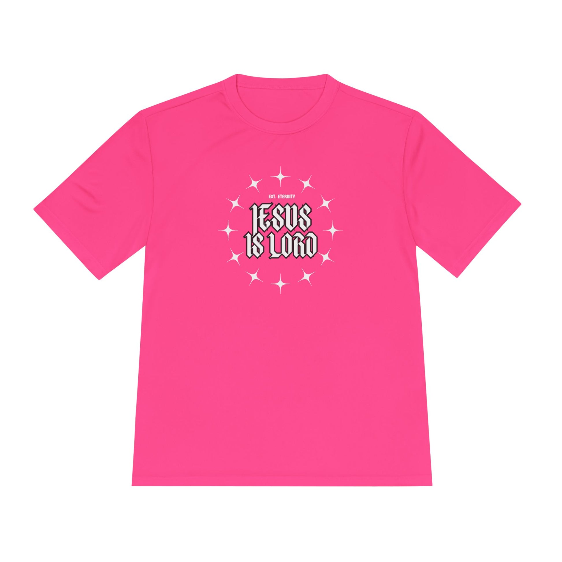 Unisex Moisture Wicking Tee - 'Jesus is Lord' Inspirational Activewear