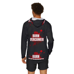 Collection of Born Overcomer Men's Sports Overcomer Hoodie - Empowering Activewear for Athletes in a gallery layout