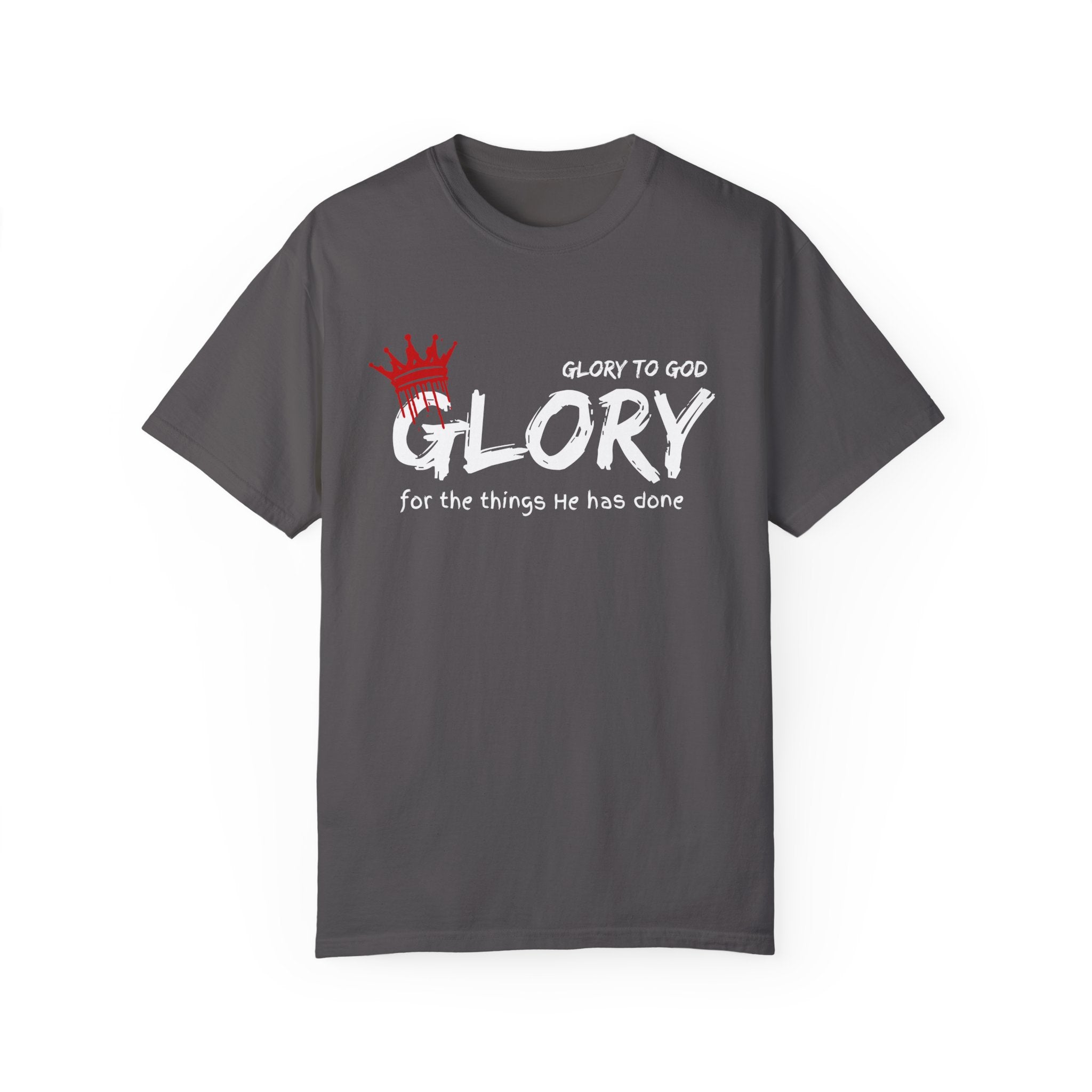 Collection of Faith-Inspired Unisex T-Shirt - 'Glory to God' Design in a gallery layout