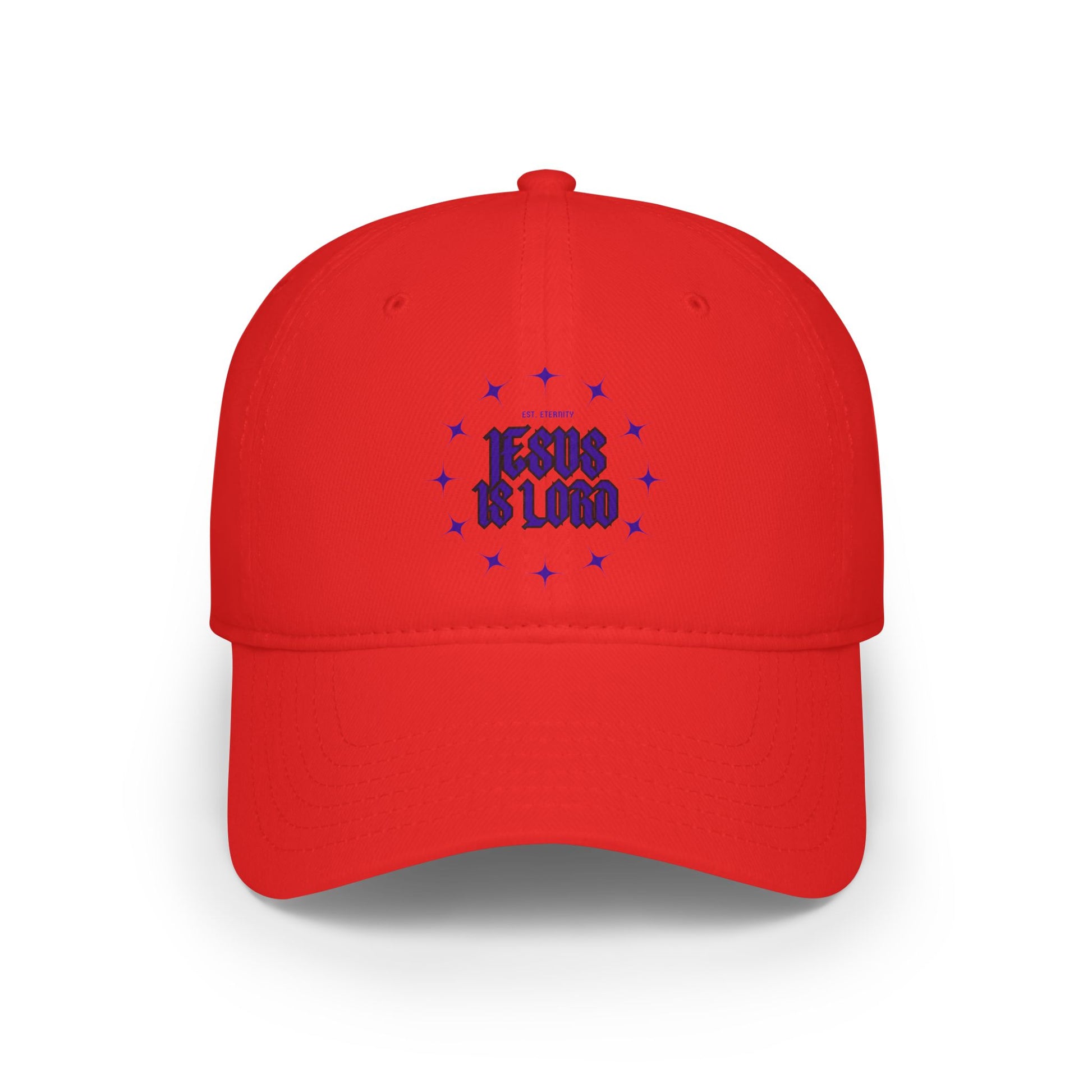 Inspirational Low Profile Baseball Cap - 'Jesus Is Lord' Design