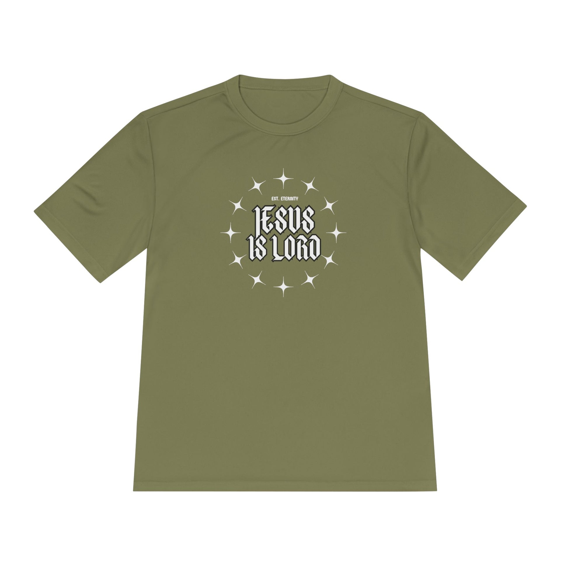 Unisex Moisture Wicking Tee - 'Jesus is Lord' Inspirational Activewear