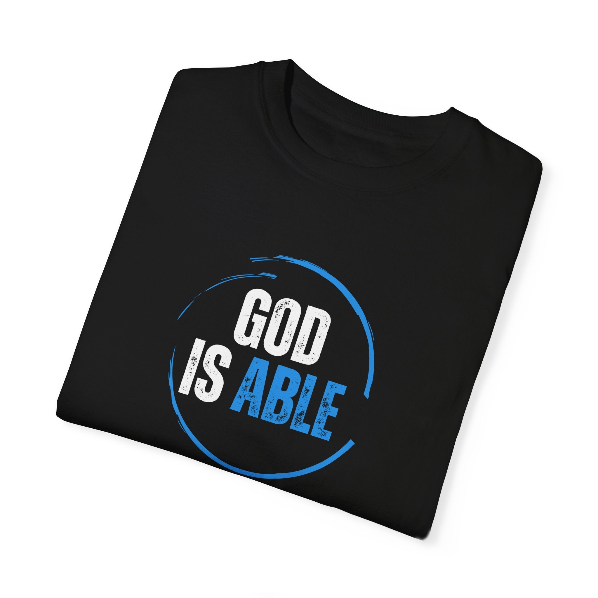 Collection of Inspirational Unisex T-Shirt - 'God Is Able' with Ephesians 3:20 Message in a gallery layout