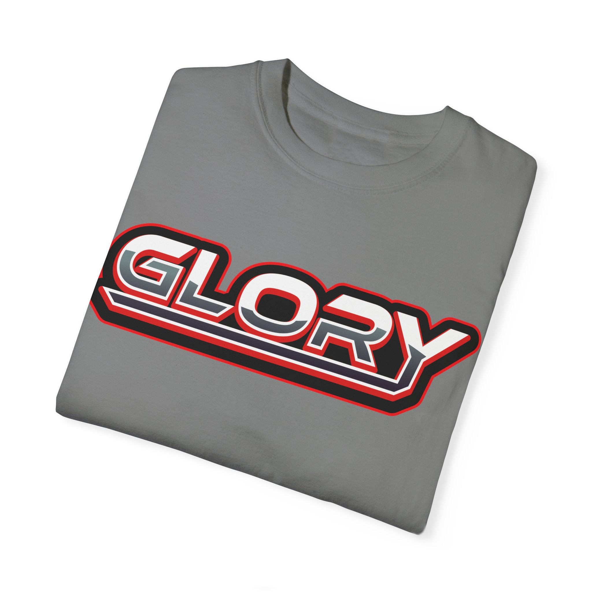 Collection of Unisex 'GLORY' Graphic Tee for Casual Style in a gallery layout