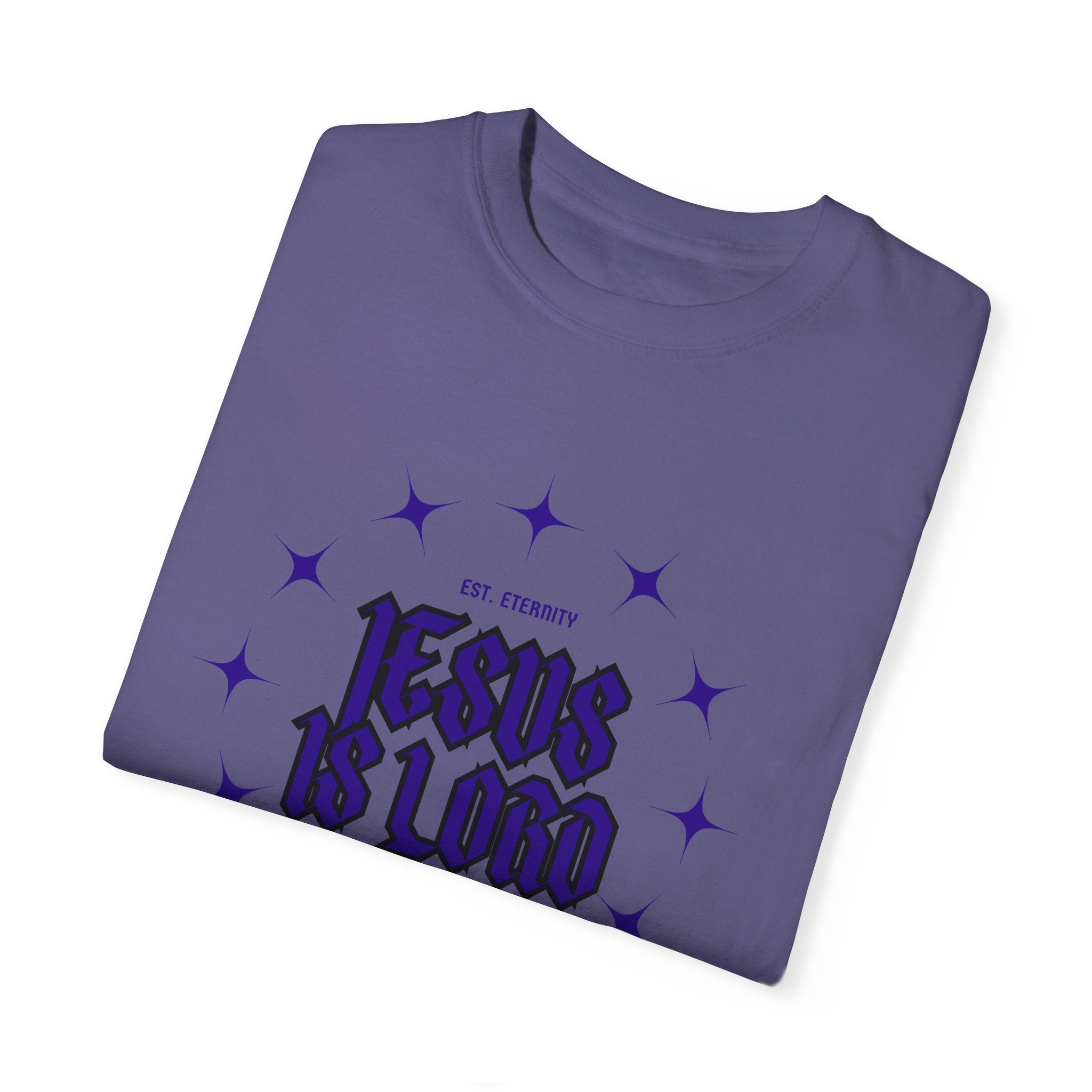Collection of Inspirational Unisex T-Shirt - 'Jesus is Lord' Design - Perfect for Faith-Based Celebrations in a gallery layout