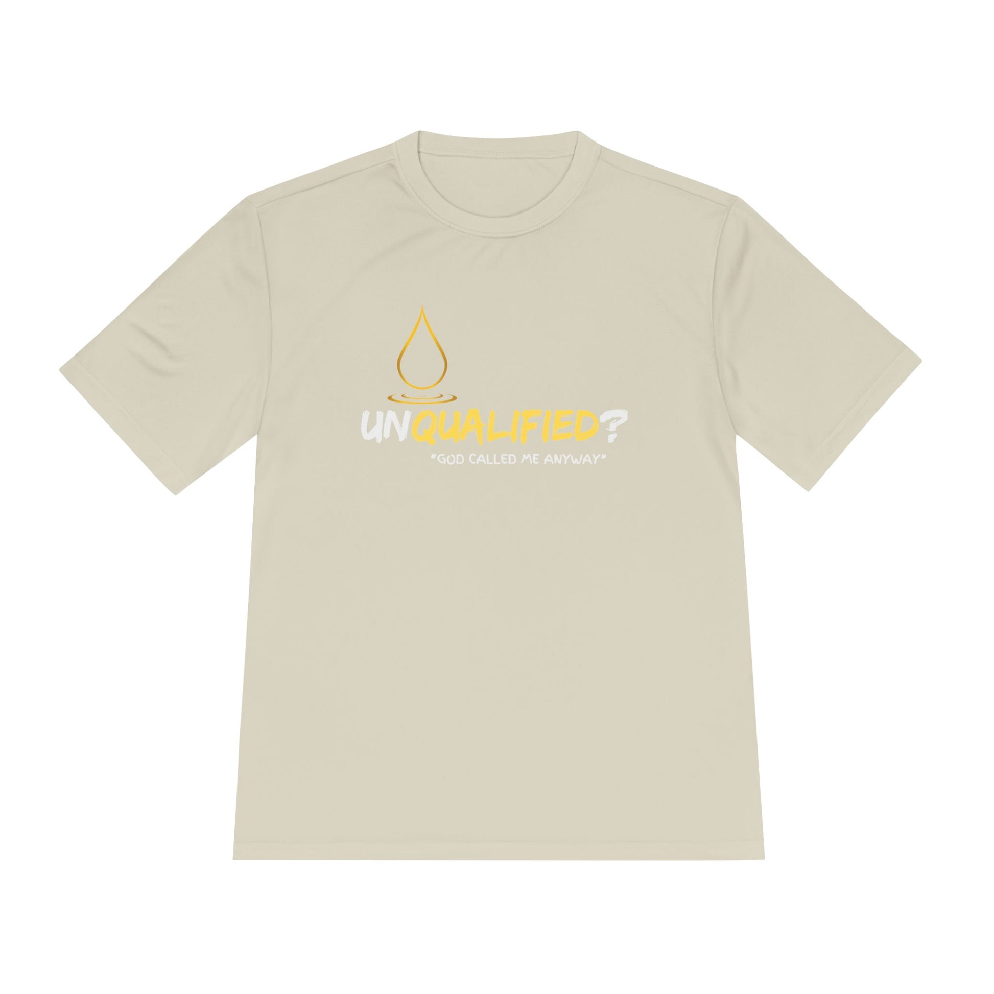 Unisex Moisture Wicking Tee - 'UNQUALIFIED?' Performance Shirt for Athletes