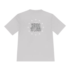 Collection of Unisex Moisture Wicking Tee - 'Jesus is Lord' Inspirational Activewear in a gallery layout