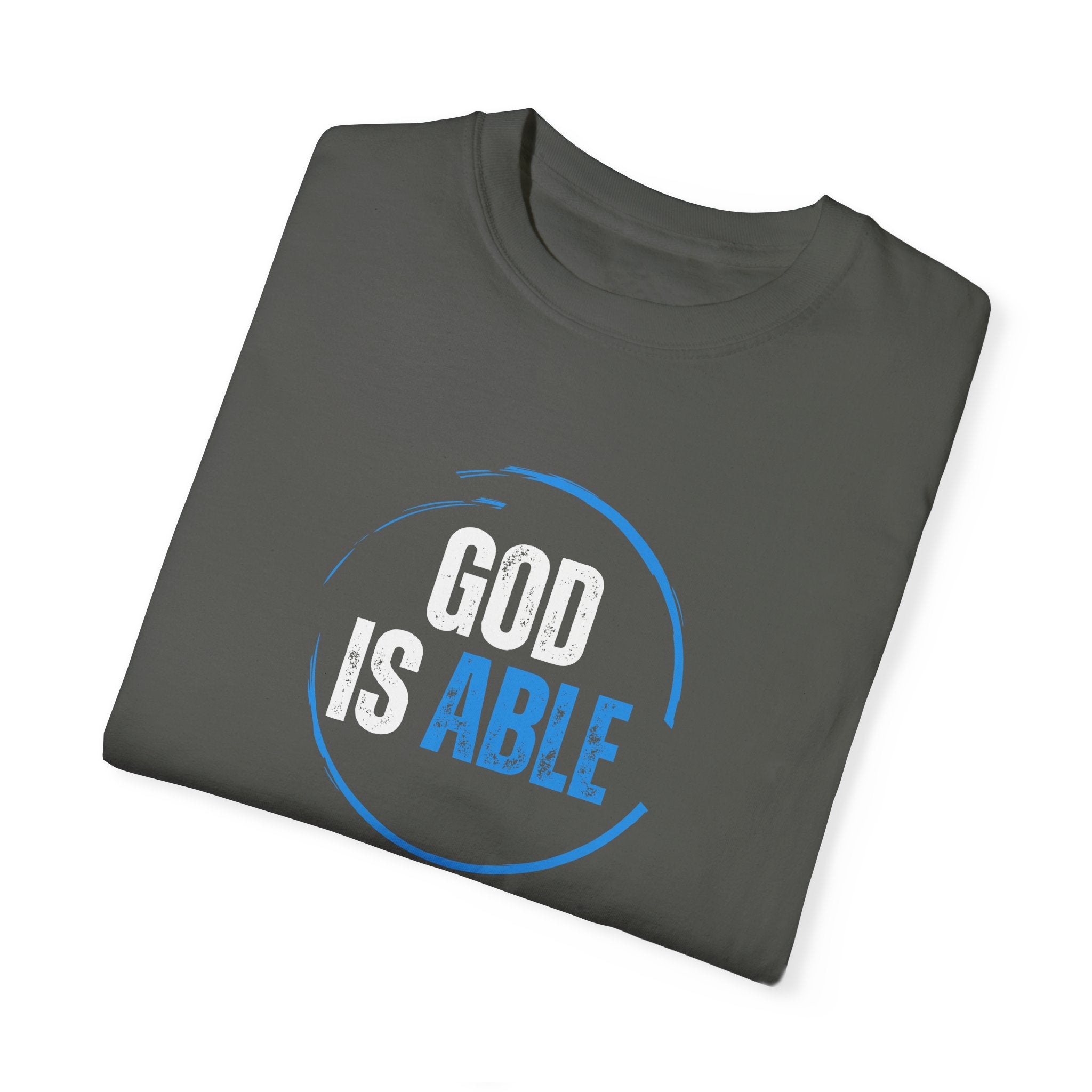 Collection of Inspirational Unisex T-Shirt - 'God Is Able' with Ephesians 3:20 Message in a gallery layout