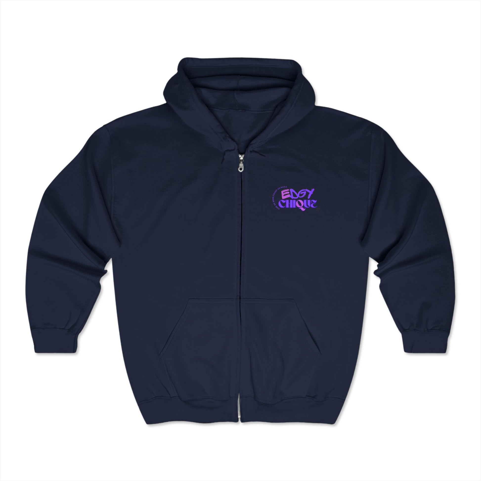 Edgy Chique Heavy Blend™ Full Zip Hooded Sweatshirt